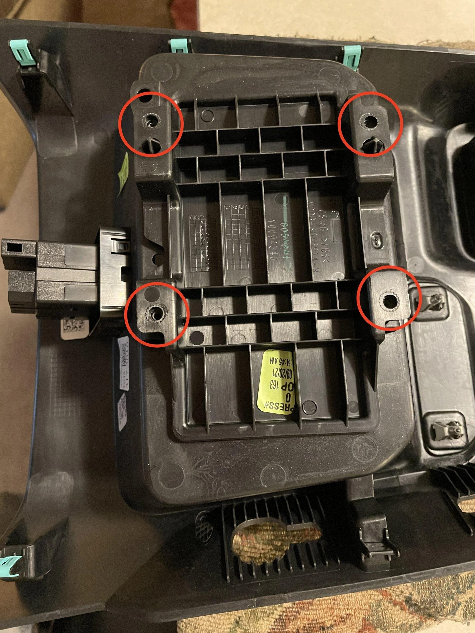 Ford Bronco HOW TO: MagSafe Wireless Charger Install in Factory Location - DIY IMG_6971