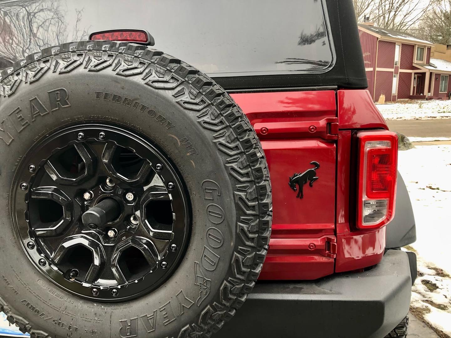 Ford Bronco Basesquatch beauty rings self painted DIY C3722117-106D-432E-8928-6AA4B353604E