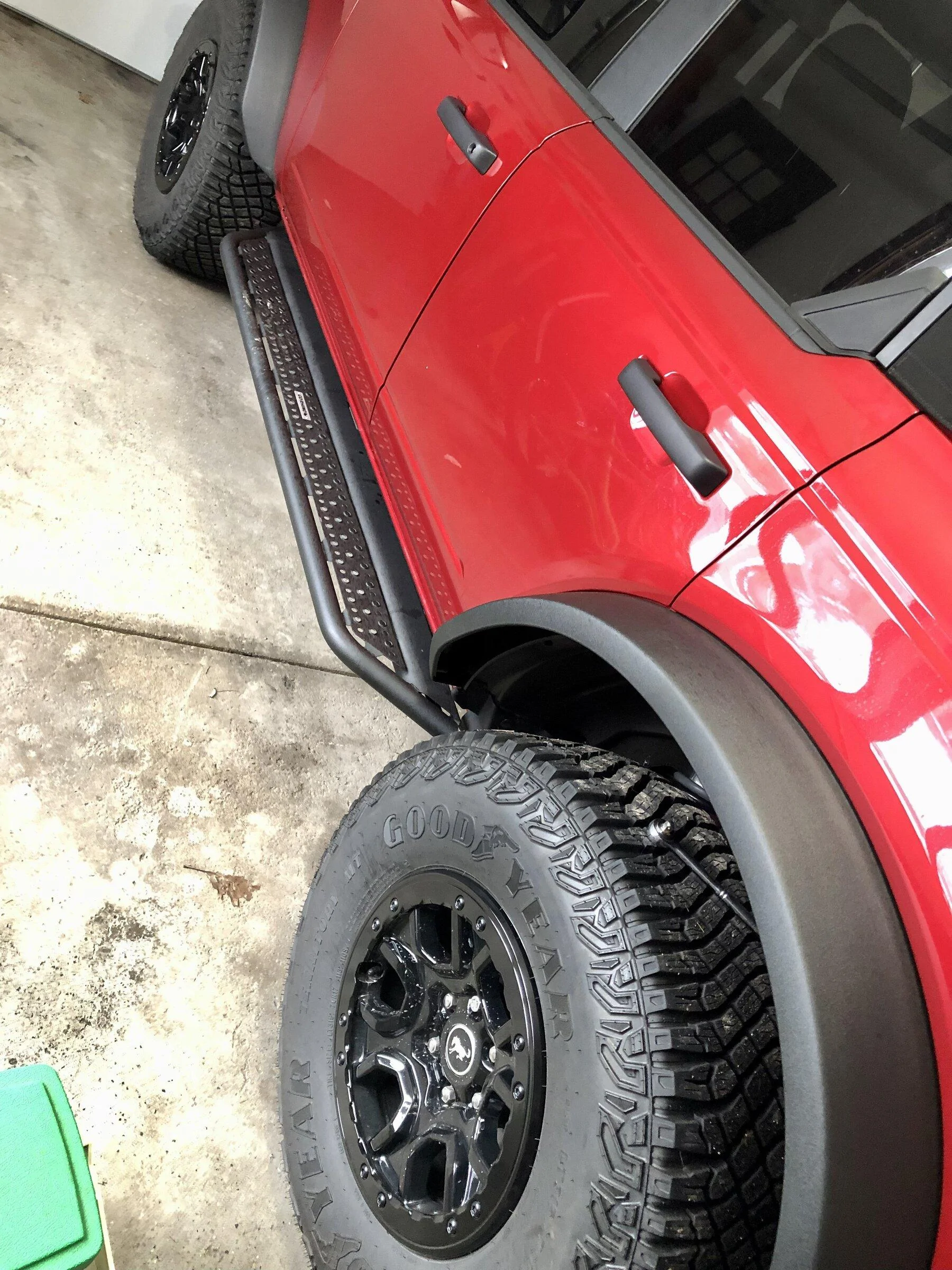 Ford Bronco Basesquatch beauty rings self painted DIY 2B6F70D1-DEA6-4779-9747-D9163A216856