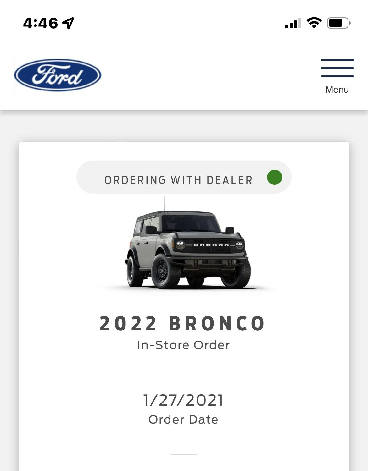 Ford Bronco Ford.com order info A5D051C9-BB39-4BA9-95AD-8146DABAE0B0