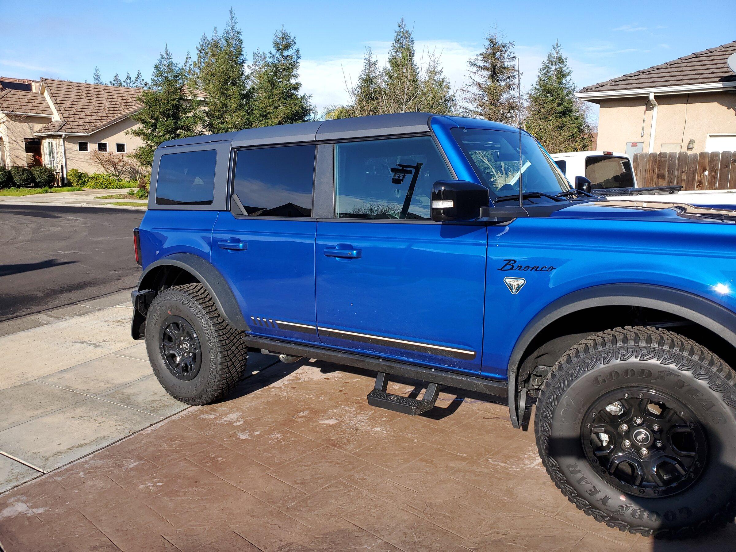 Ford Bronco Portable Passenger Entry Step (PermanentFix finished) 20211230_101602