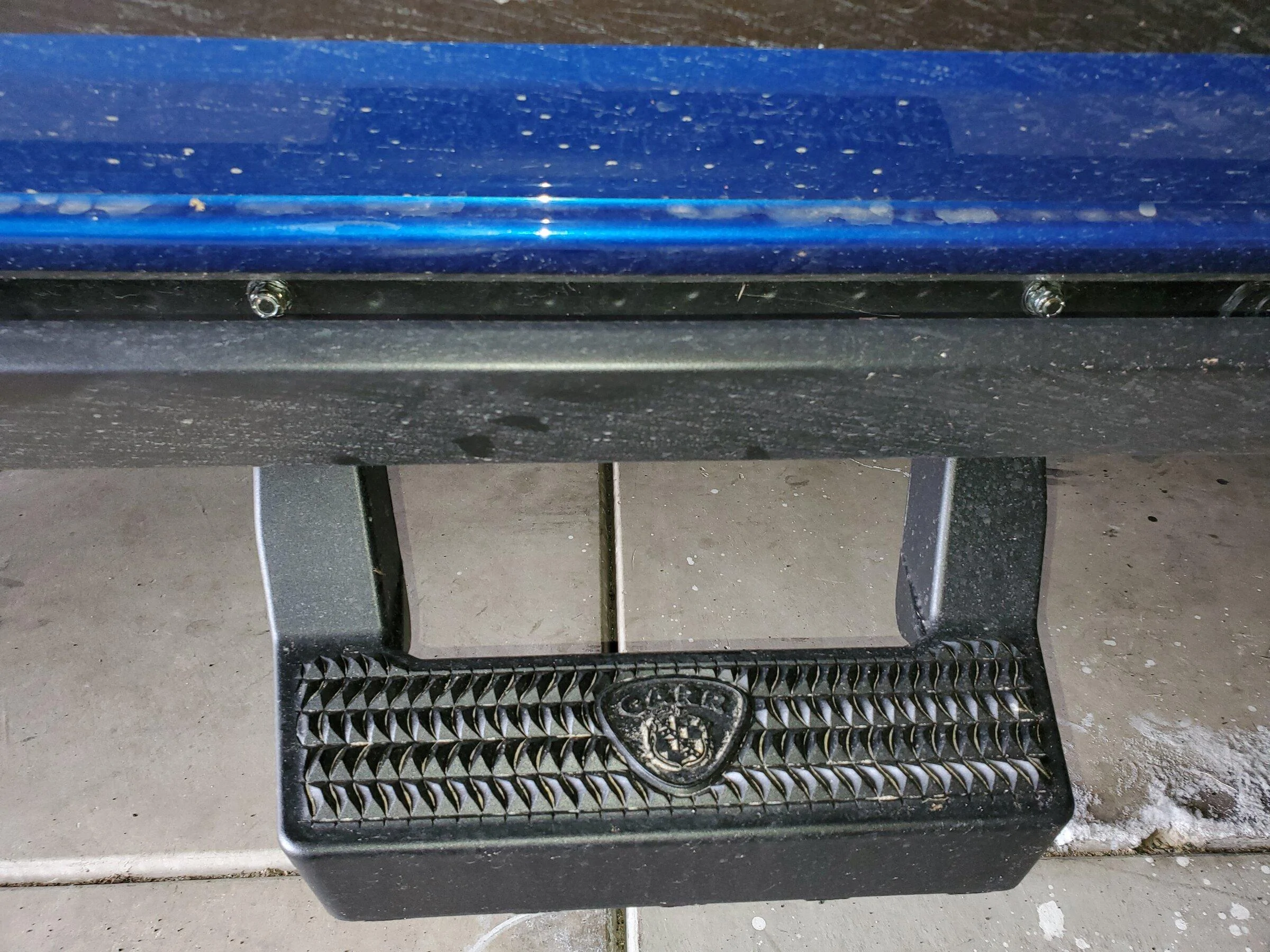 Ford Bronco Portable Passenger Entry Step (PermanentFix finished) 20211231_133738