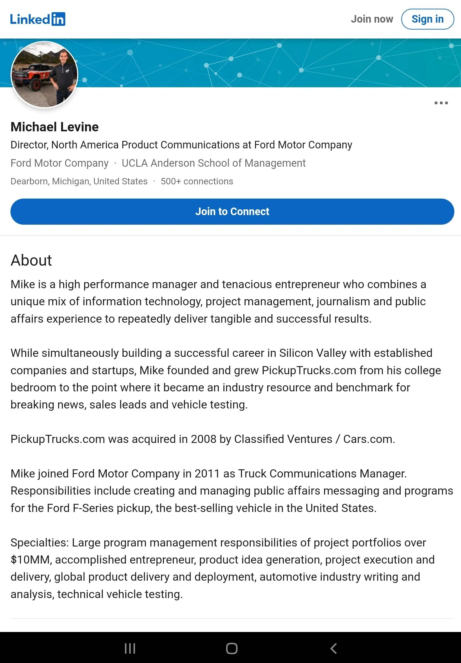 Ford Bronco Mike Levine on Twitter Screenshot_20211231-203955_Chrom