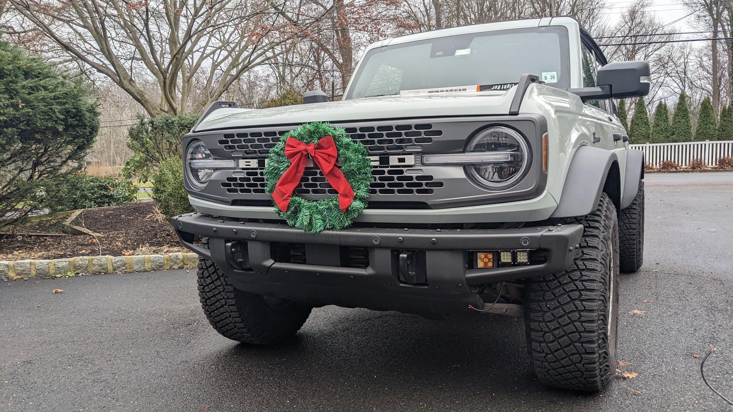 Ford Bronco DIY Budget Bumper Pocket Light Setup PXL_20211231_181253855