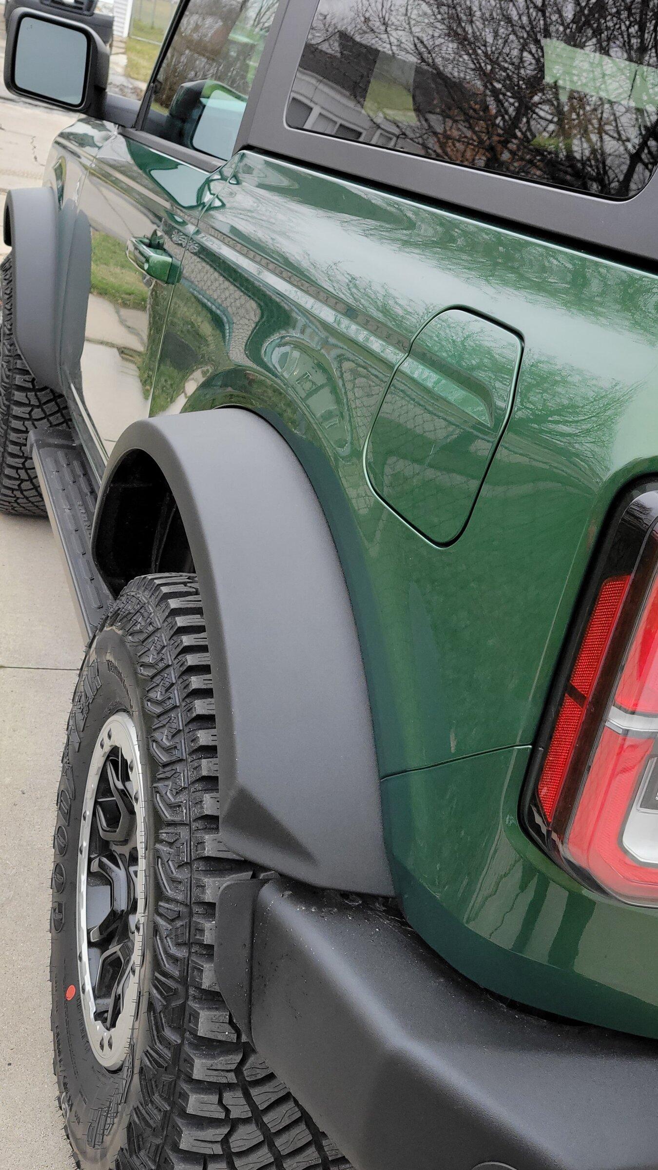 Ford Bronco My Eruption Green 2022 Bronco delivered! 20211230_151037