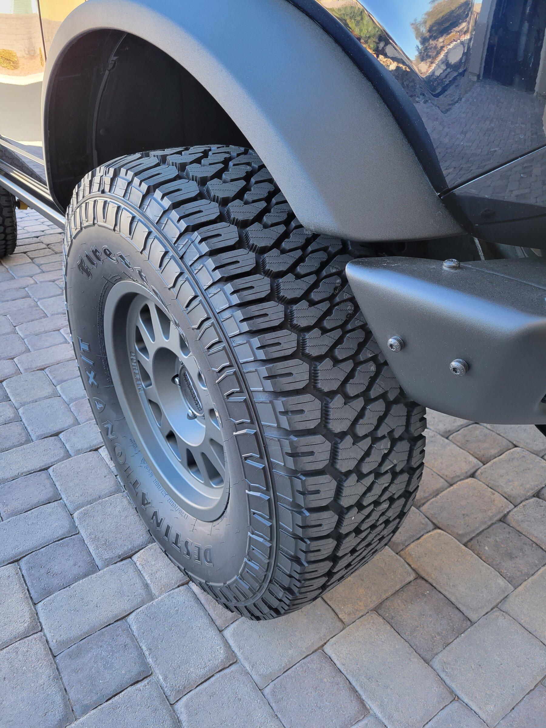 Ford Bronco Show us your installed wheel / tire upgrades here! (Pics) 20220101_113733