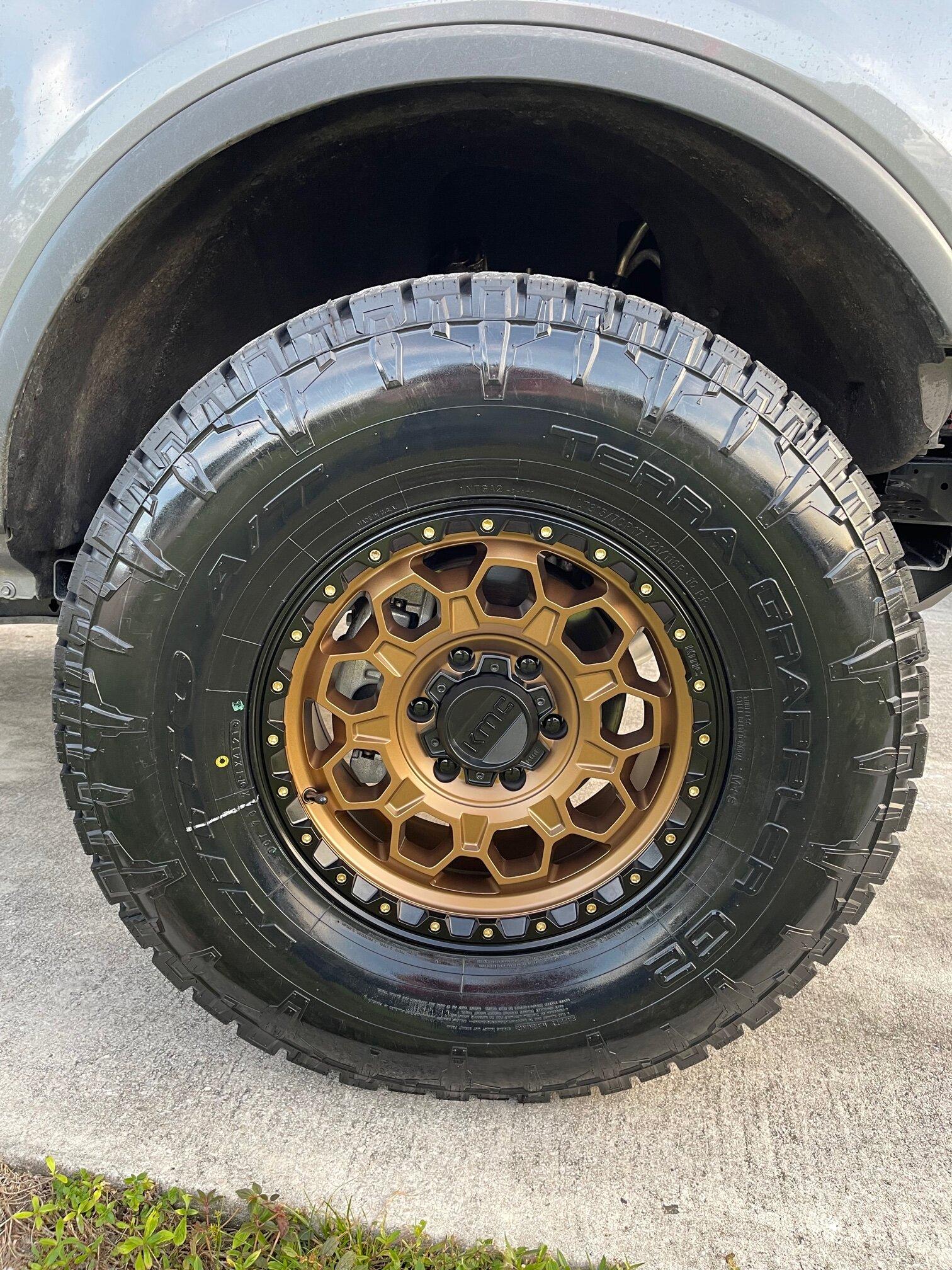 Ford Bronco Show us your installed wheel / tire upgrades here! (Pics) IMG_9633
