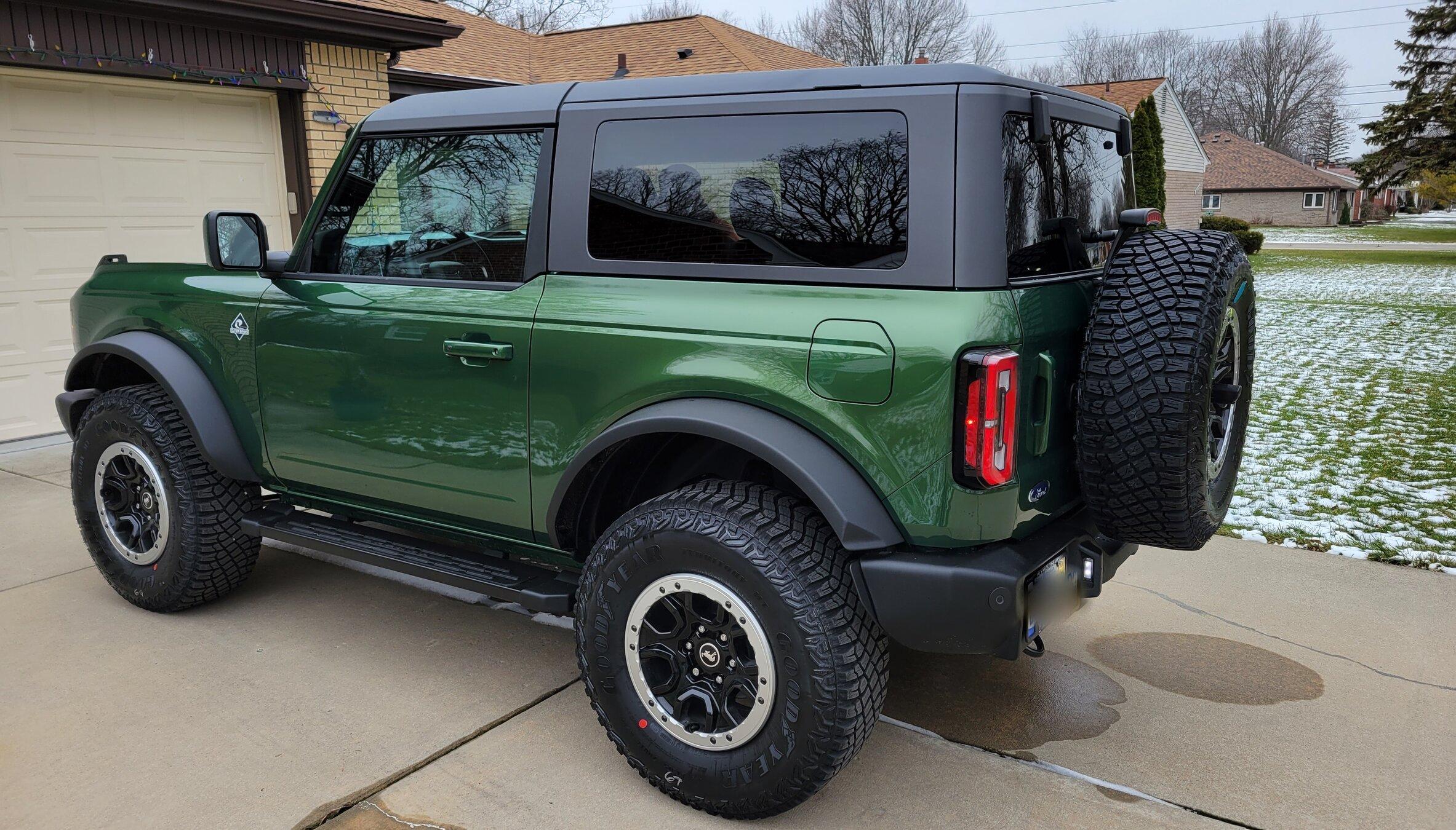 Ford Bronco My Eruption Green 2022 Bronco delivered! 2022 Bronco Eruption Green Delivered