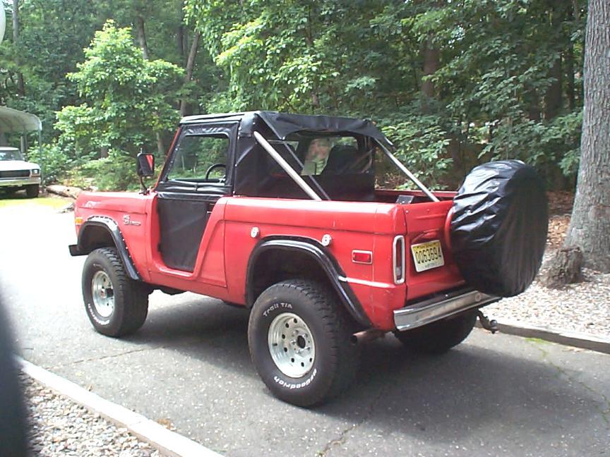 Ford Bronco 1/2 cab soft top BACK