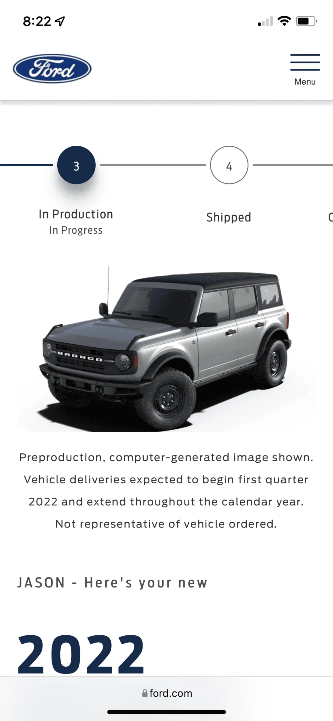 Ford Bronco 🛠 01/24/22 Build Week Group C3BE69EE-AC87-46A1-8F18-00D17F37C424