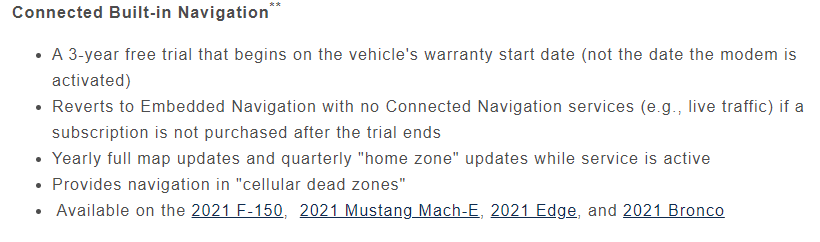 Ford Bronco Navigation on Lux vs High package? 1641235176905