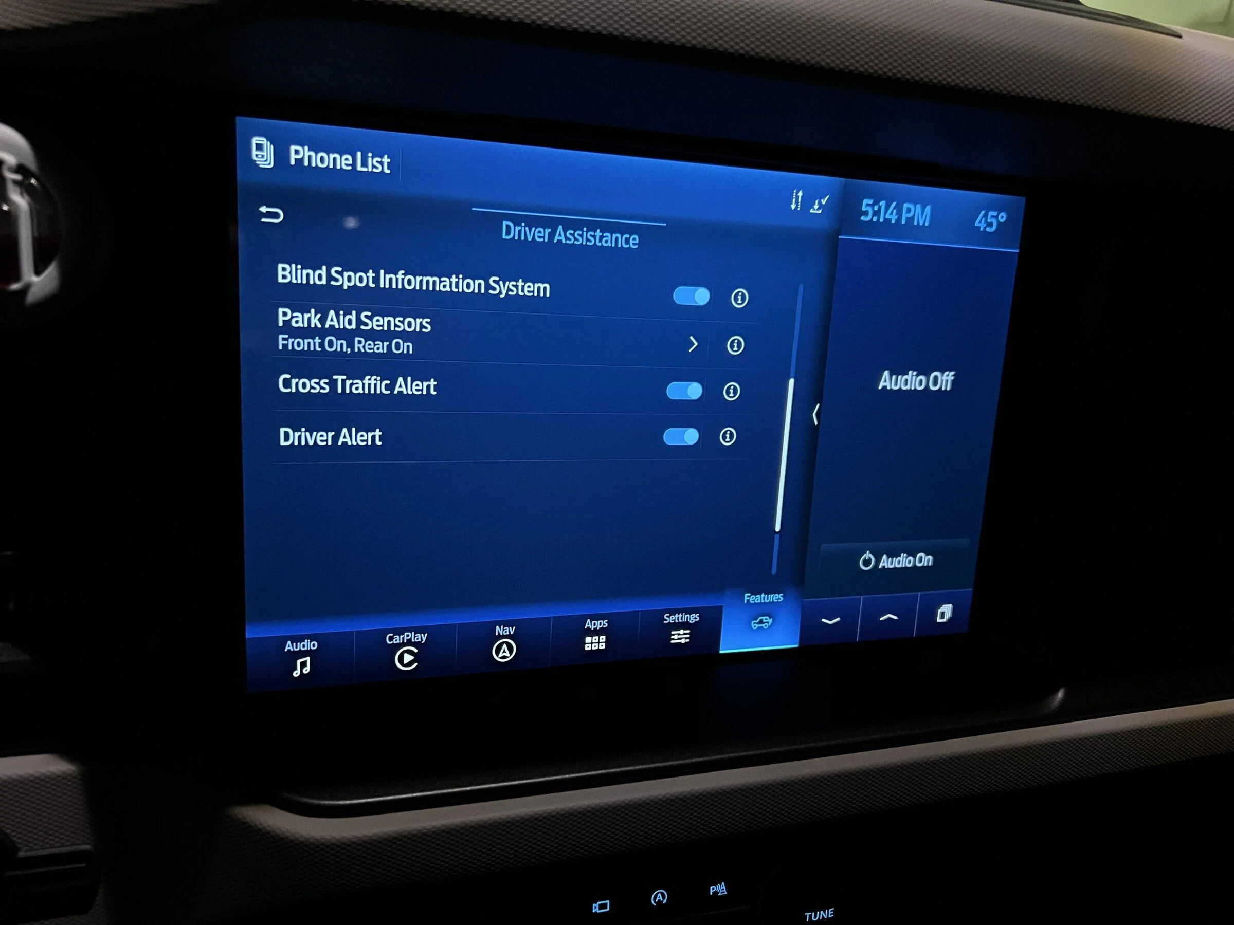 Ford Bronco Disable "Keep Your Hands on the Steering Wheel" warning alert? B951D559-722C-4FA8-99FD-86D3572AF8A8