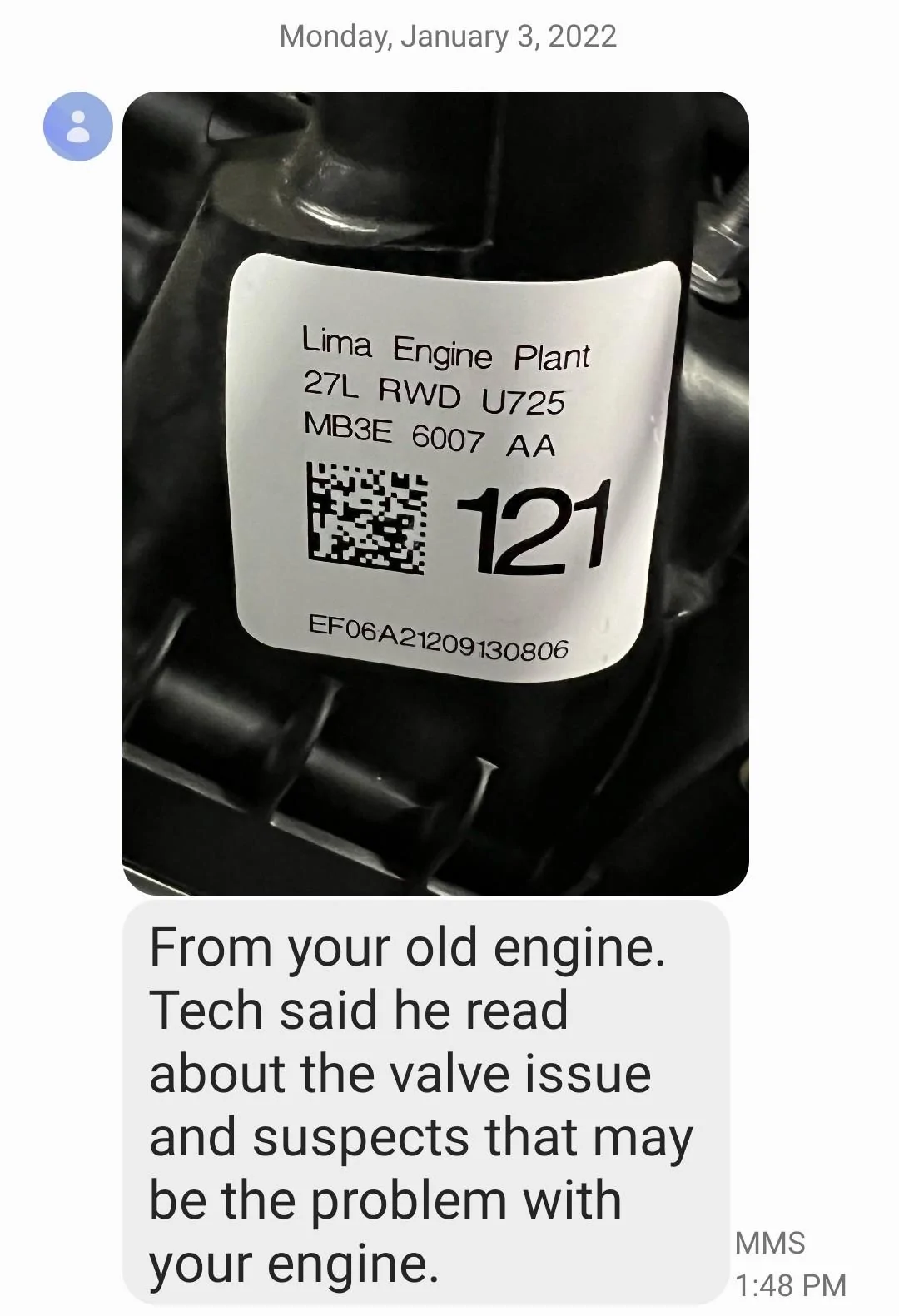 Ford Bronco 2.7L blown engine failure list . . 68 so far [Updated: December 13, 2022] Screenshot_20220103-142350_Messages
