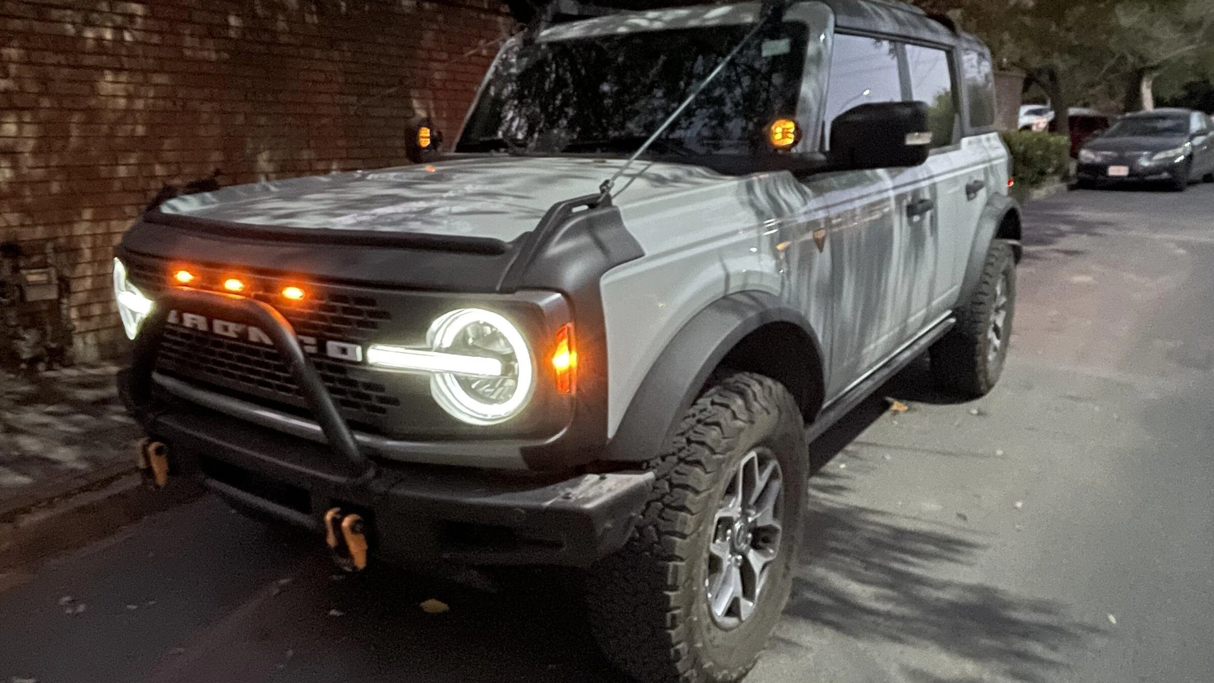 Ford Bronco New Rigid 360 lights installed on mirrors ADC8F399-E365-4808-B6D3-06A515A795EE