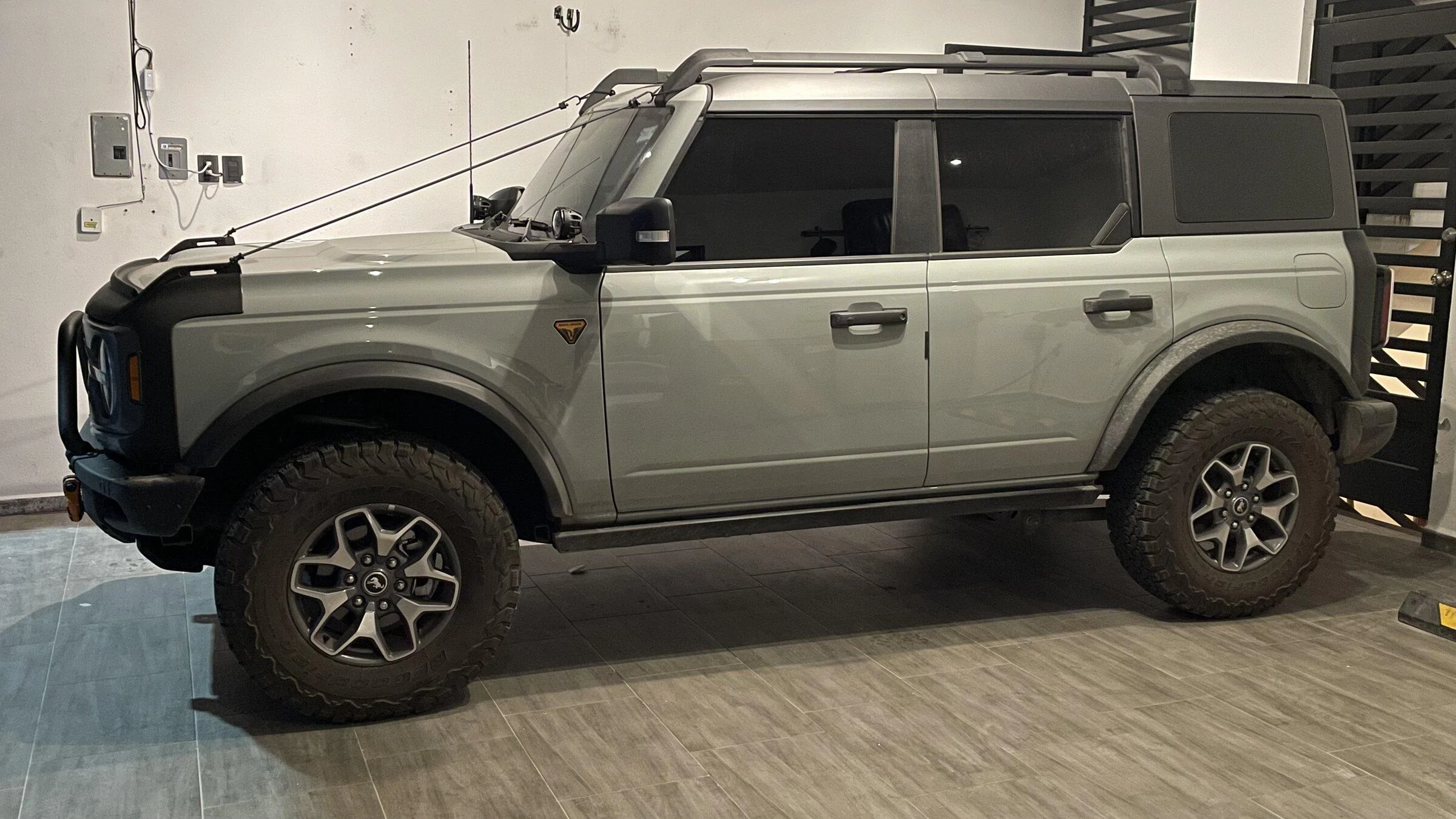 Ford Bronco New Rigid 360 lights installed on mirrors 1A994822-37EB-4676-A136-EFAF538E137C