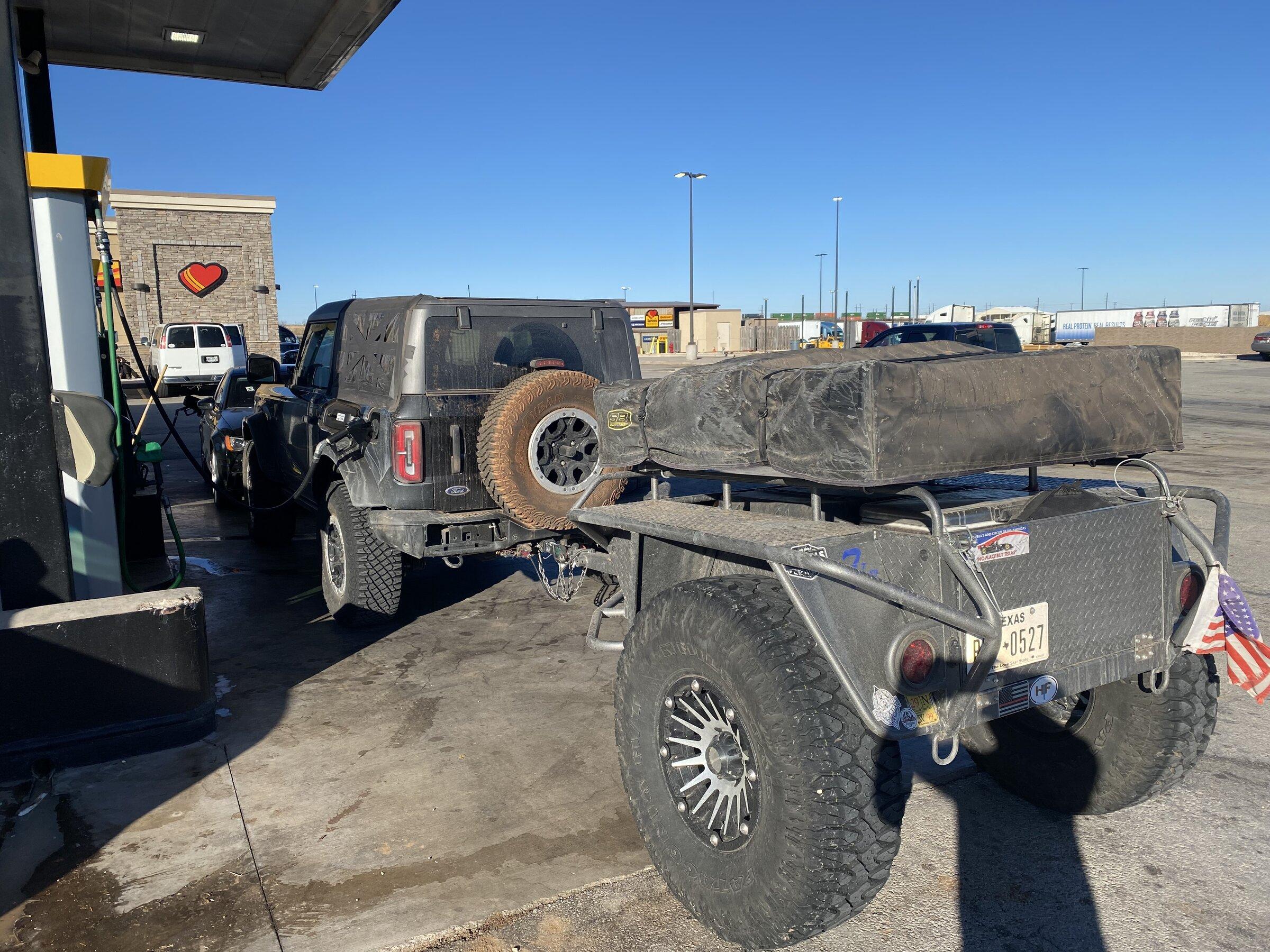 Ford Bronco Oh Sh!$  2 Door Bronco with custom glass hardtop rolls over on trail AD612751-9CF7-469D-A717-776728E6B1EC