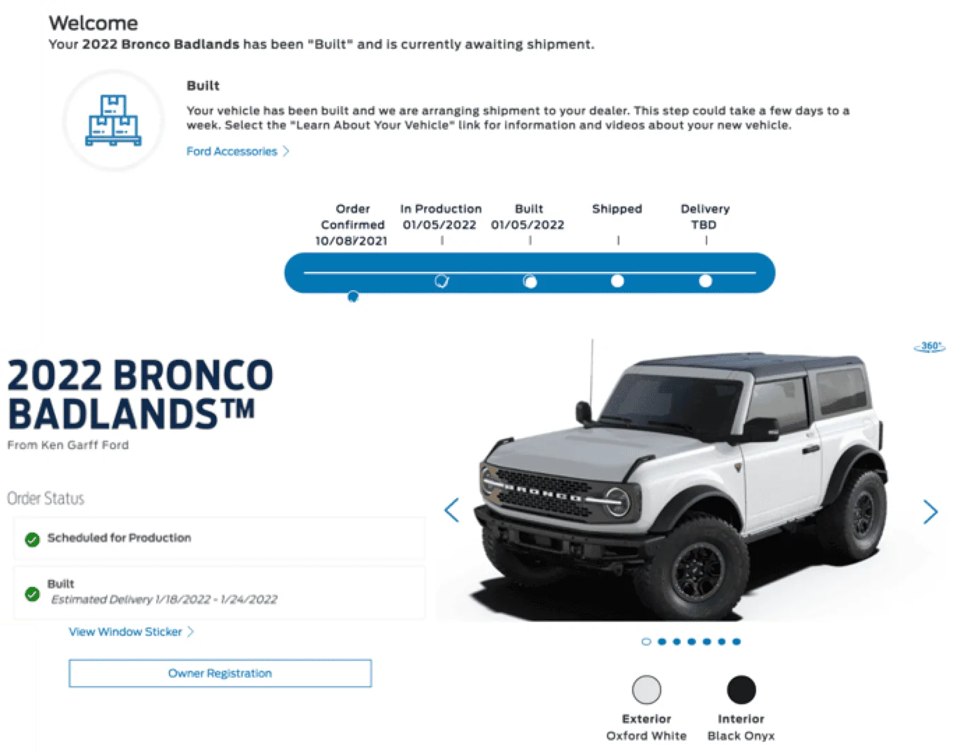 Ford Bronco 🛠 1/3/22 Build Week Group 1641477140953
