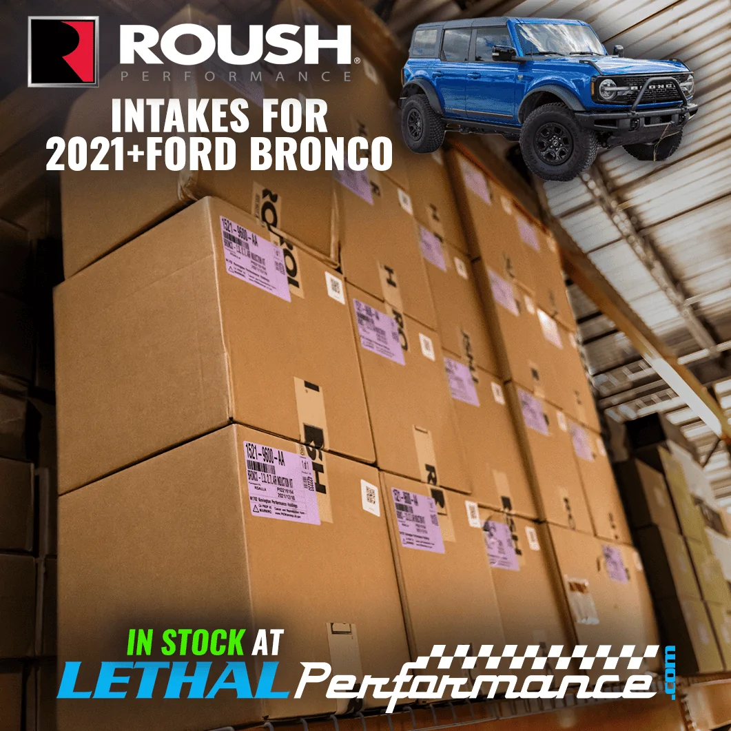 Ford Bronco ROUSH INTAKE FOR BRONCO IN STOCK - LETHAL PERFORMANCE redo brnco rsh