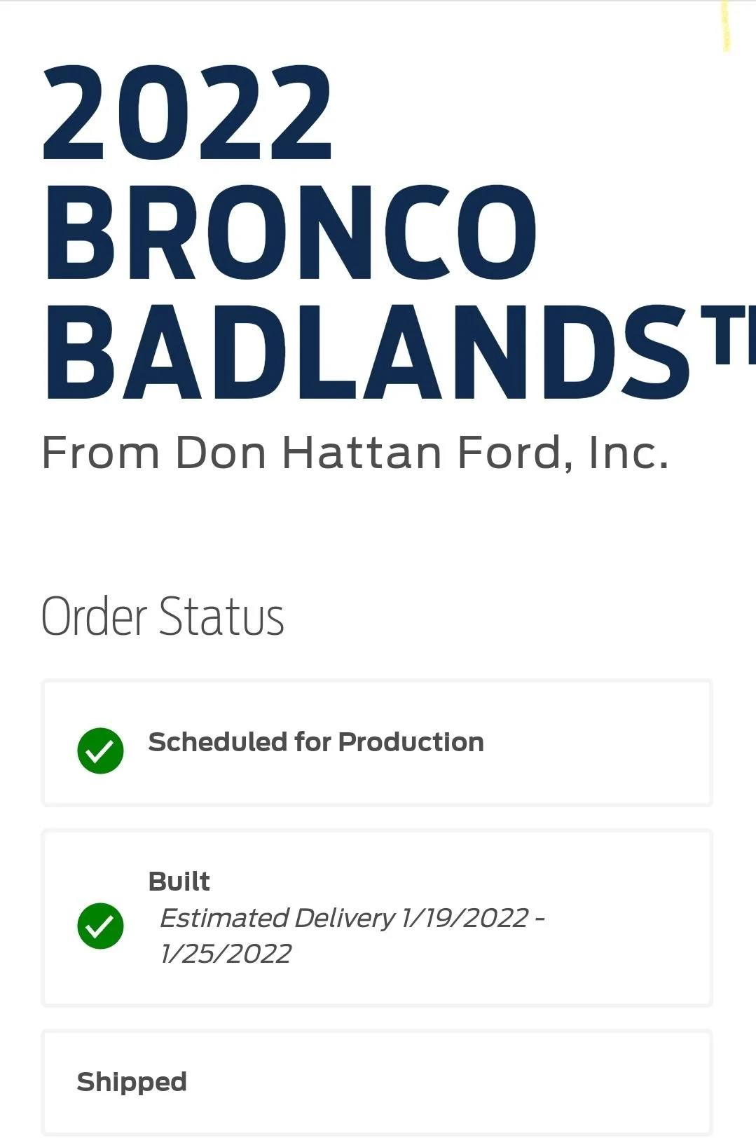Ford Bronco 🛠 1/3/22 Build Week Group Screenshot_20220107-072141_Chrom