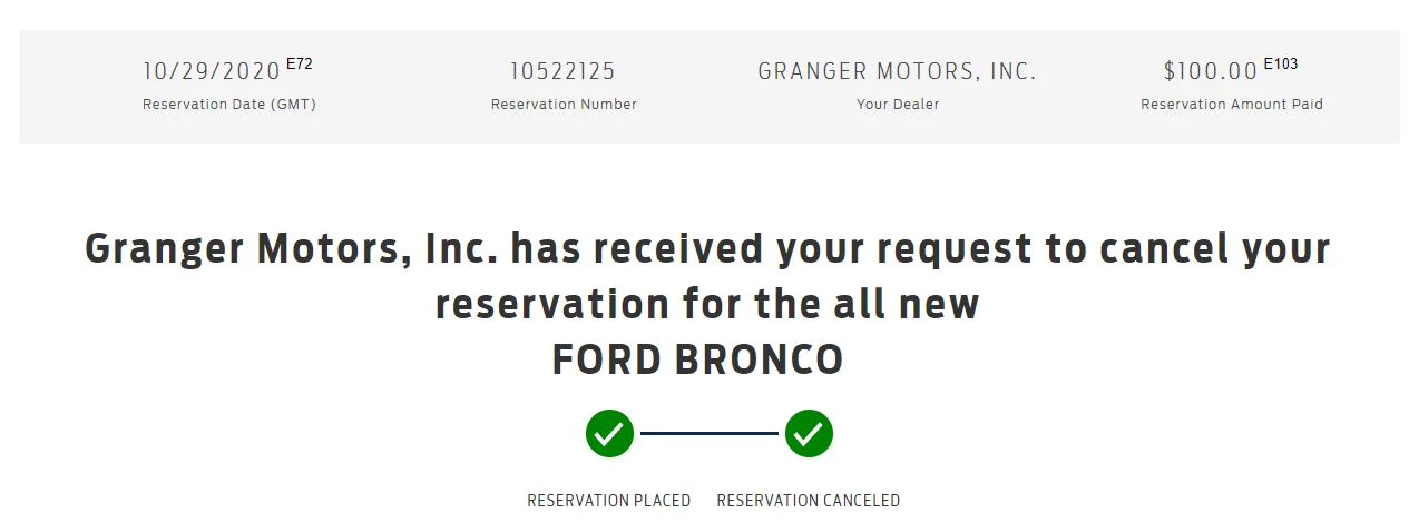 Ford Bronco Granger Email - Order pushed to bottom? 1641564575362