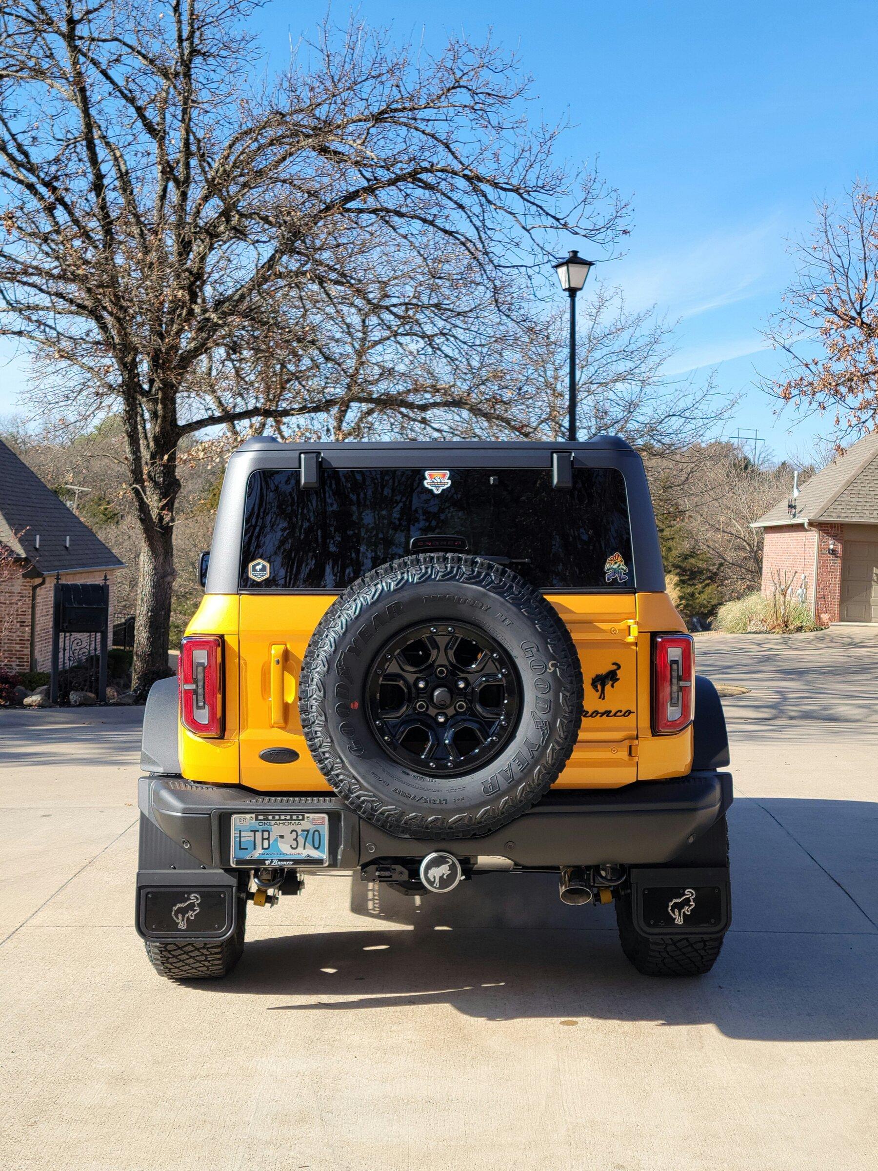 Ford Bronco Sasquatch mud flaps 2/14 update 20220105_114040