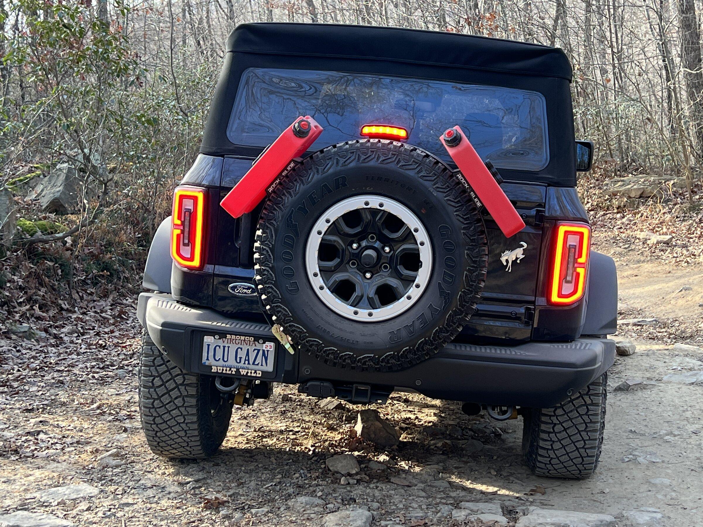 Ford Bronco Maxtrax mounting options with a soft top Bronco 20211223_182329643_iOS
