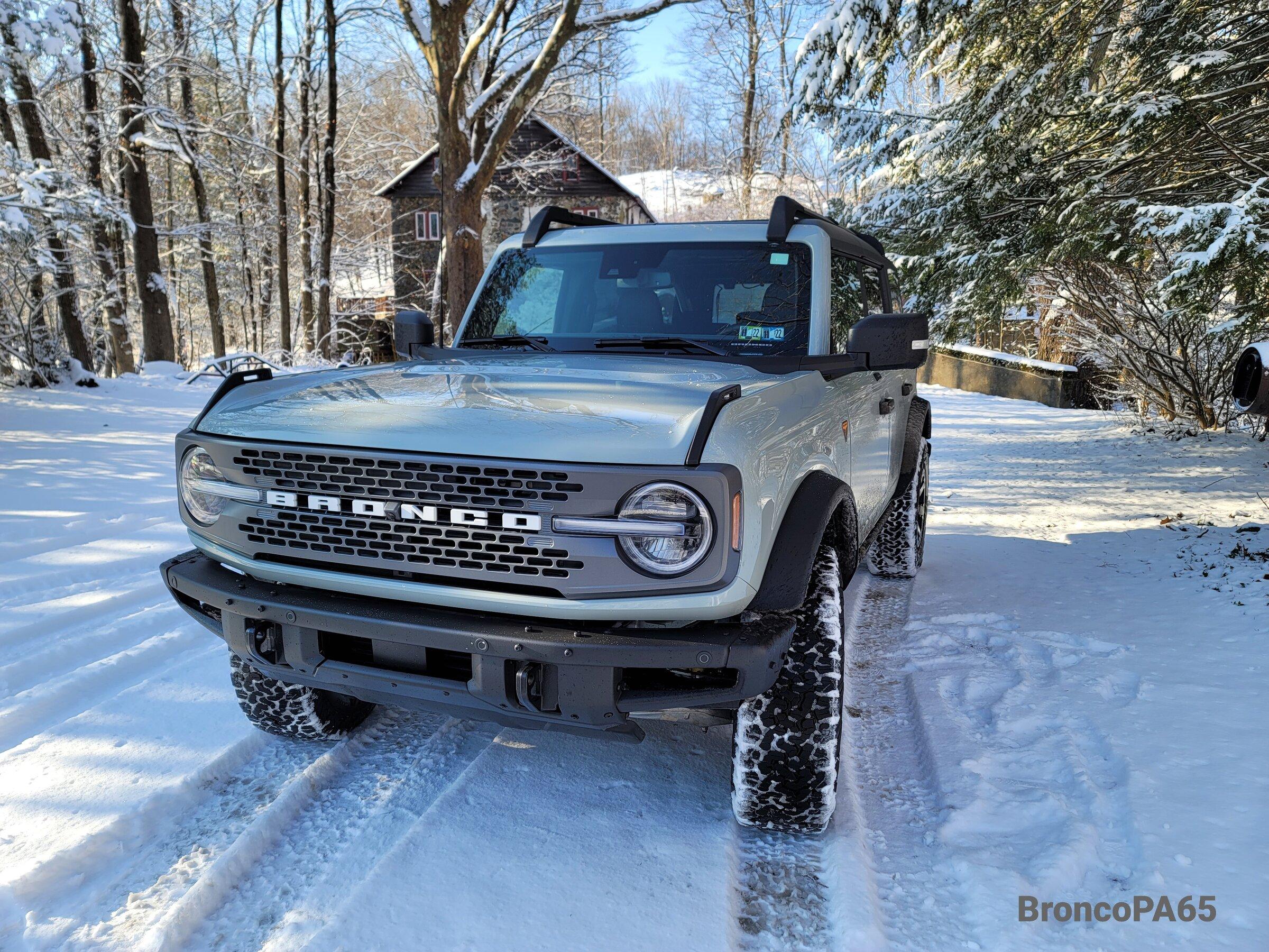 Ford Bronco First Snow With The Bronco BRONCOPA65 220107.1
