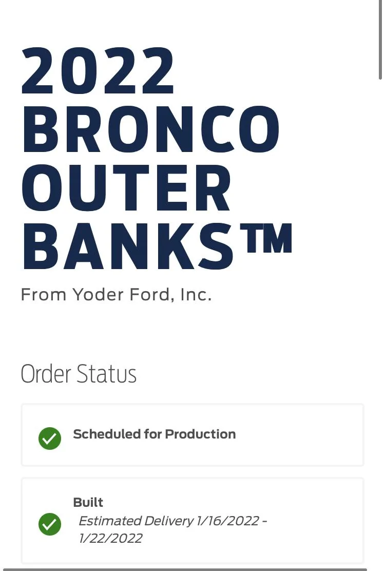 Ford Bronco 🛠 1/3/22 Build Week Group CDF61E64-DF1A-4CC6-B56B-BCF9F62BDEB5