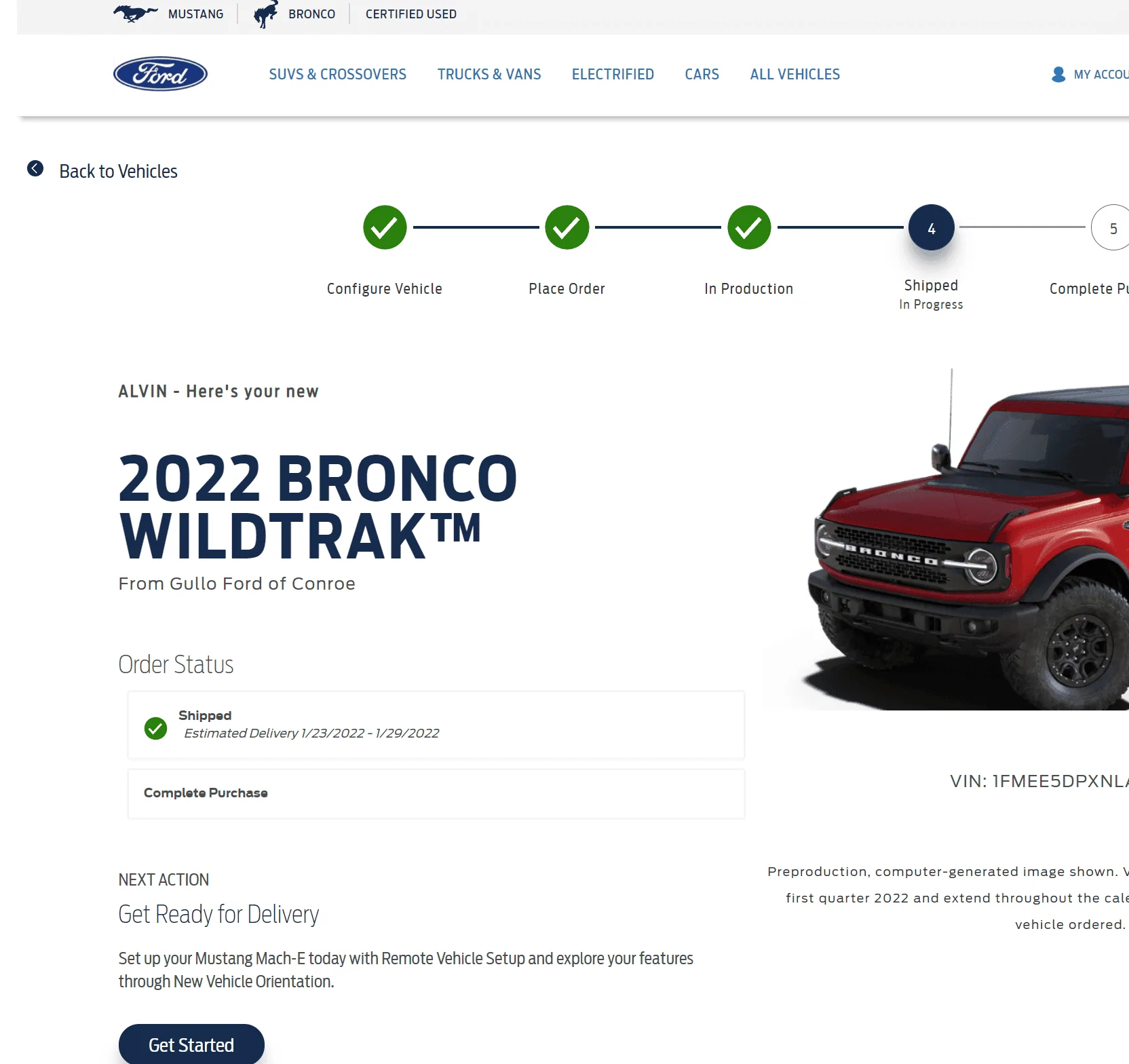 Ford Bronco 🛠 1/3/22 Build Week Group 1641648570194