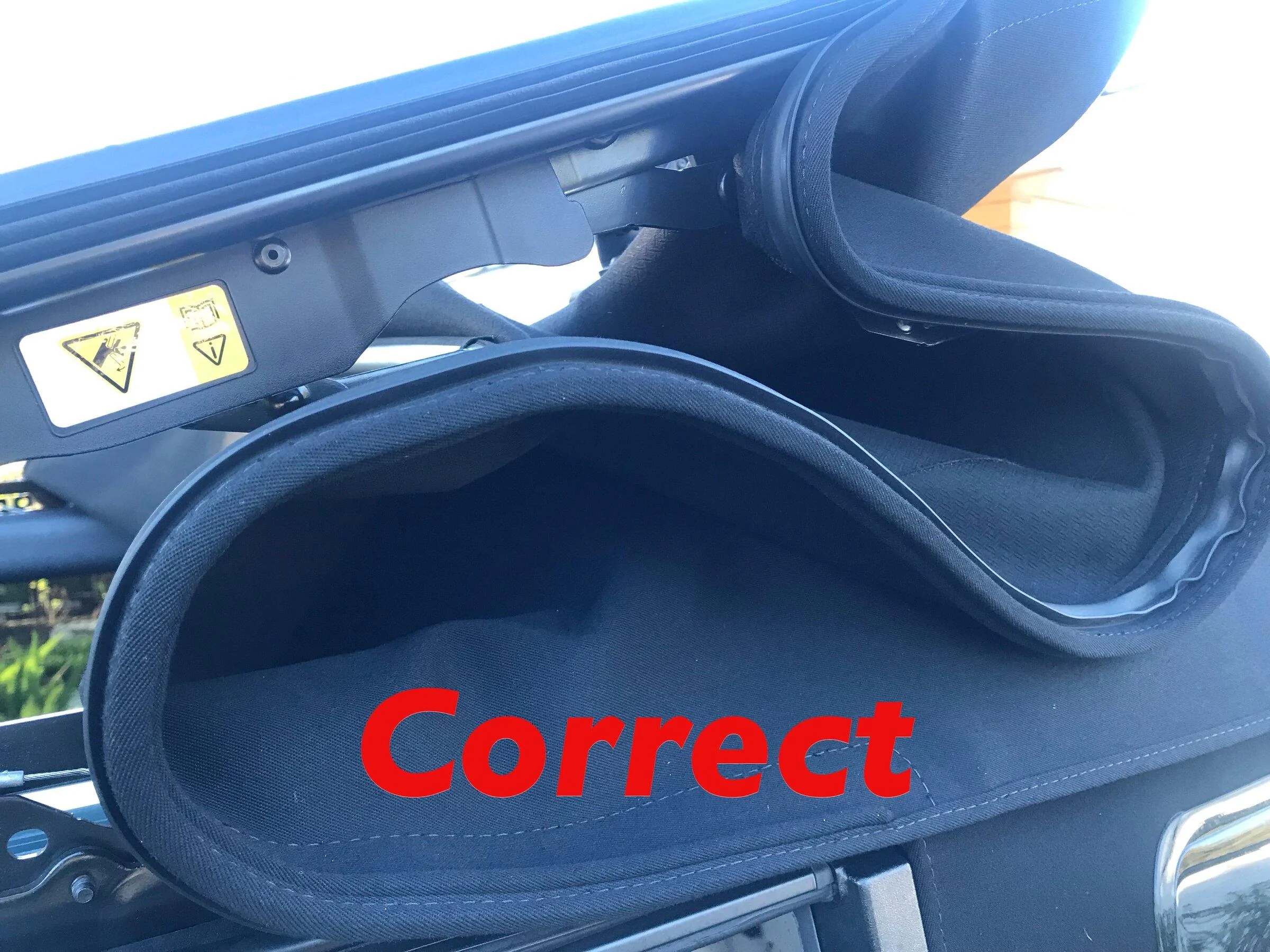 Ford Bronco PSA: How to fold soft top to avoid rubbing / contact damage 43103BCB-38B9-476F-B511-E0BAF8F39B3E