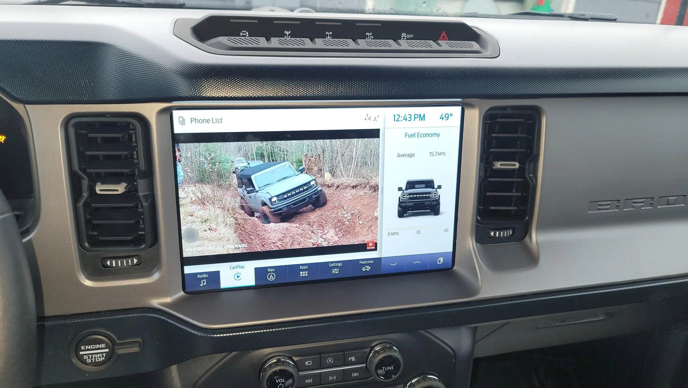 Ford Bronco Off Road Maps that work on the Bronco, what is Working? 20211222_124319