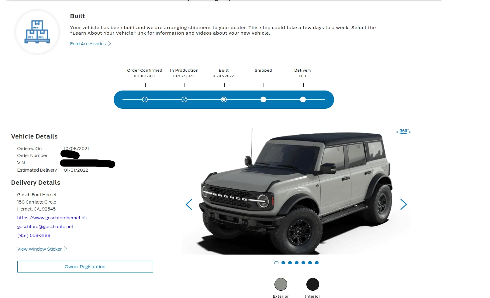 Ford Bronco 🛠 1/3/22 Build Week Group Screenshot 2022-01-08 130626