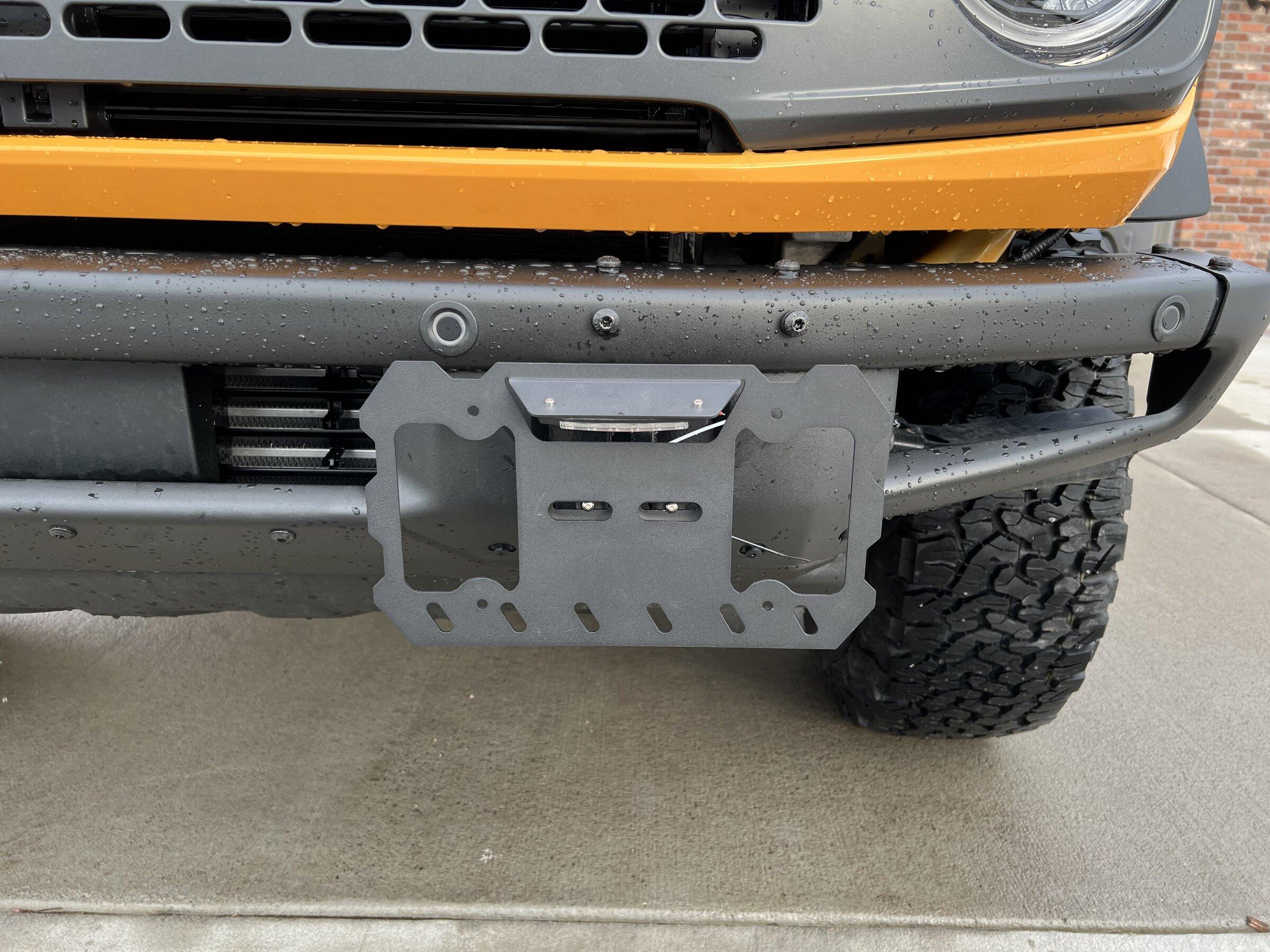 Ford Bronco Front license plate mount options? IMG_0651