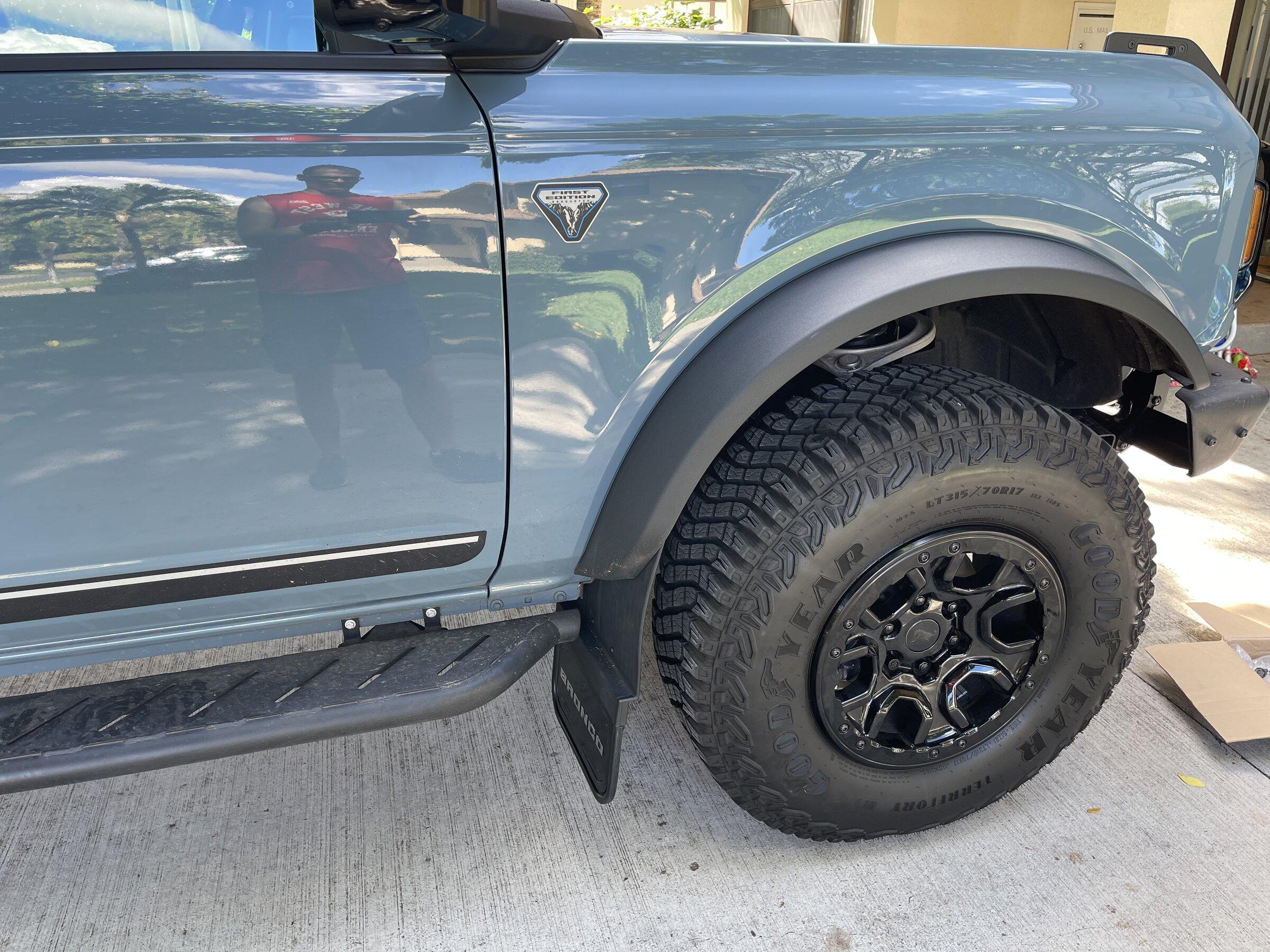 Ford Bronco Gator Back Mud Flaps Compatible with 4WP Running Boards? (UPDATED - YES!) 7674FD1C-787D-4EDE-AA56-869771A455EB