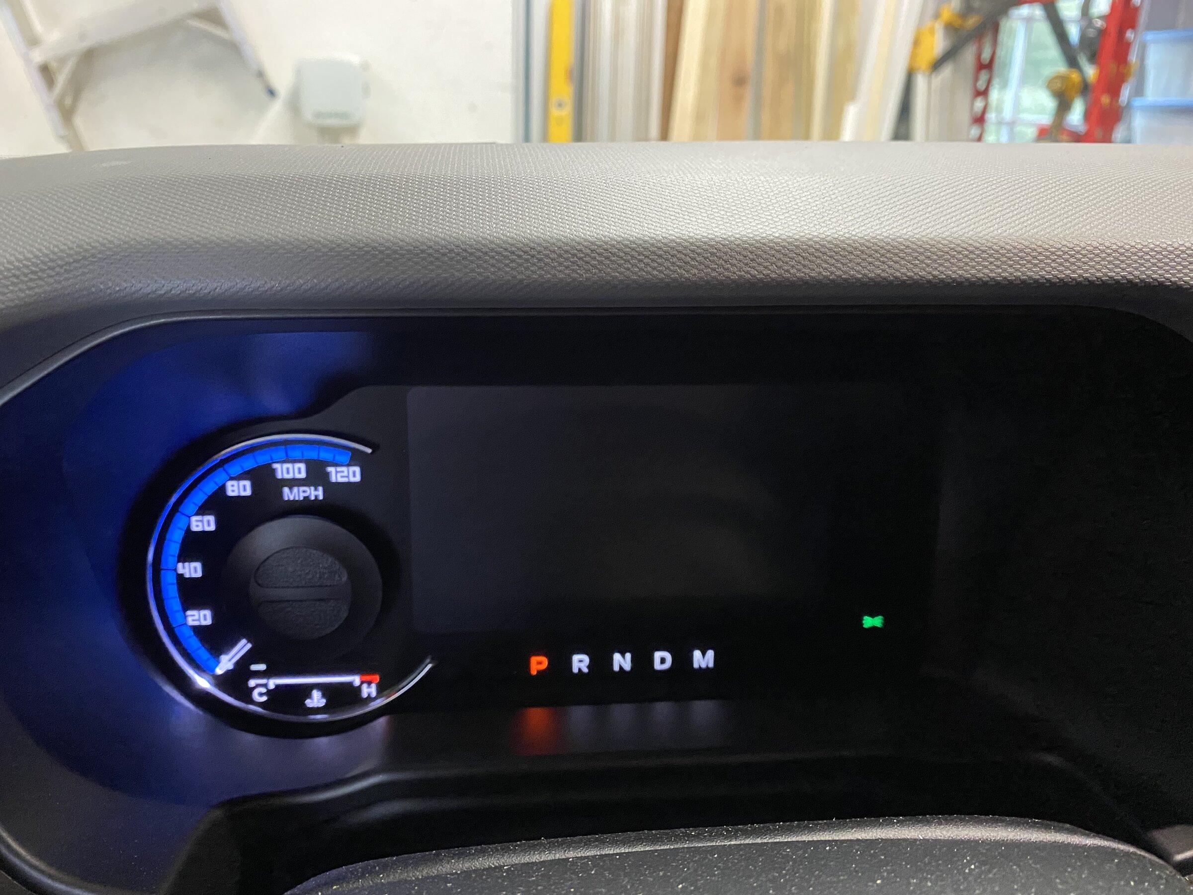 Ford Bronco No Dash Display - Went Black IMG_0300