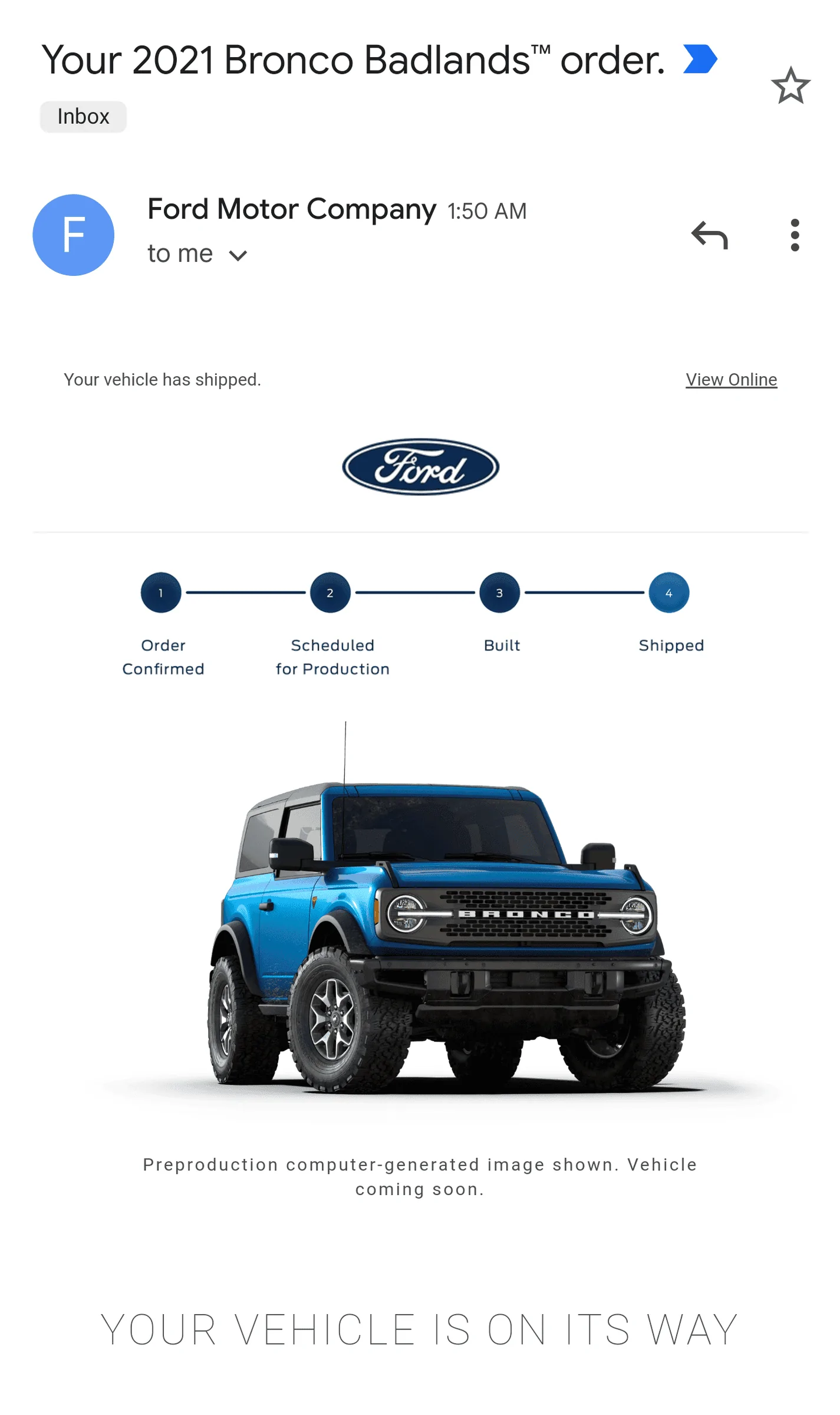 Ford Bronco *** DIRT MOUNTAIN Broncos - Built, Shipped, Delivered Tracker*** Screenshot_20220110-062318
