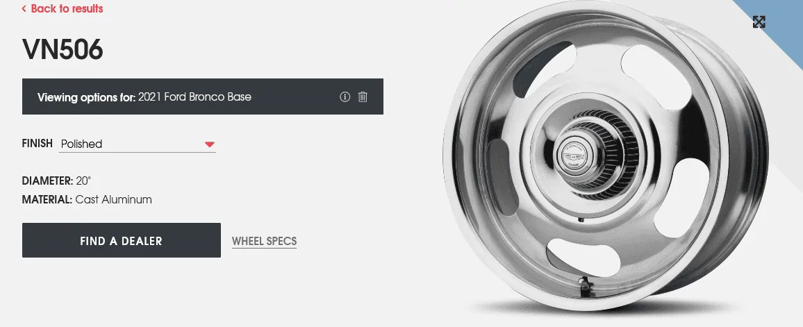 Ford Bronco Do these wheels exist for the Bronco? 1641829592957