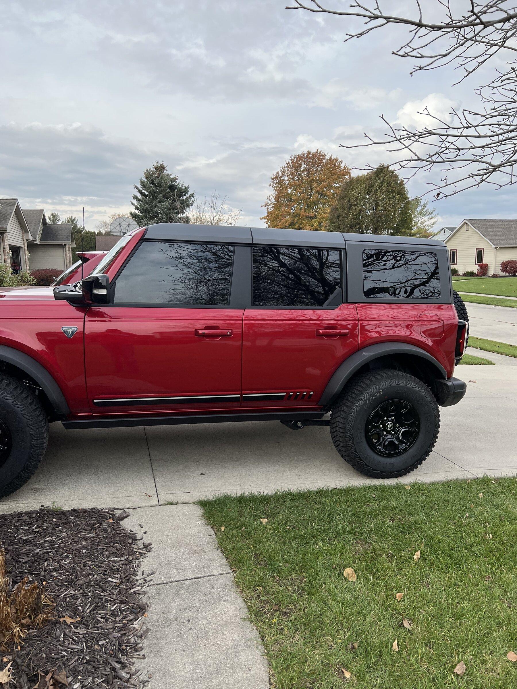 Ford Bronco Tint recommendations for front windows on First Edition 270B7E62-7477-437F-9CC0-EFEE36EF03A4
