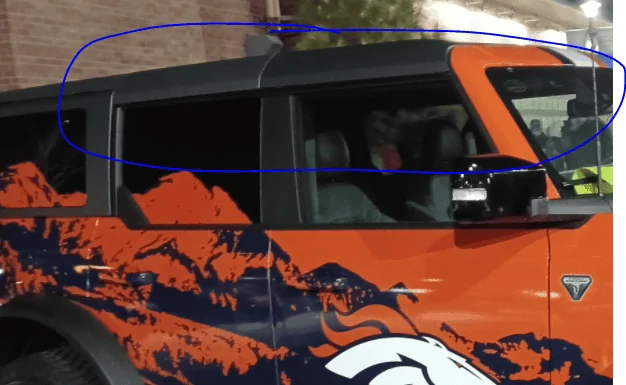 Ford Bronco Denver Bronco Themed Ford Bronco Unveiled at Home Game 1641838448152