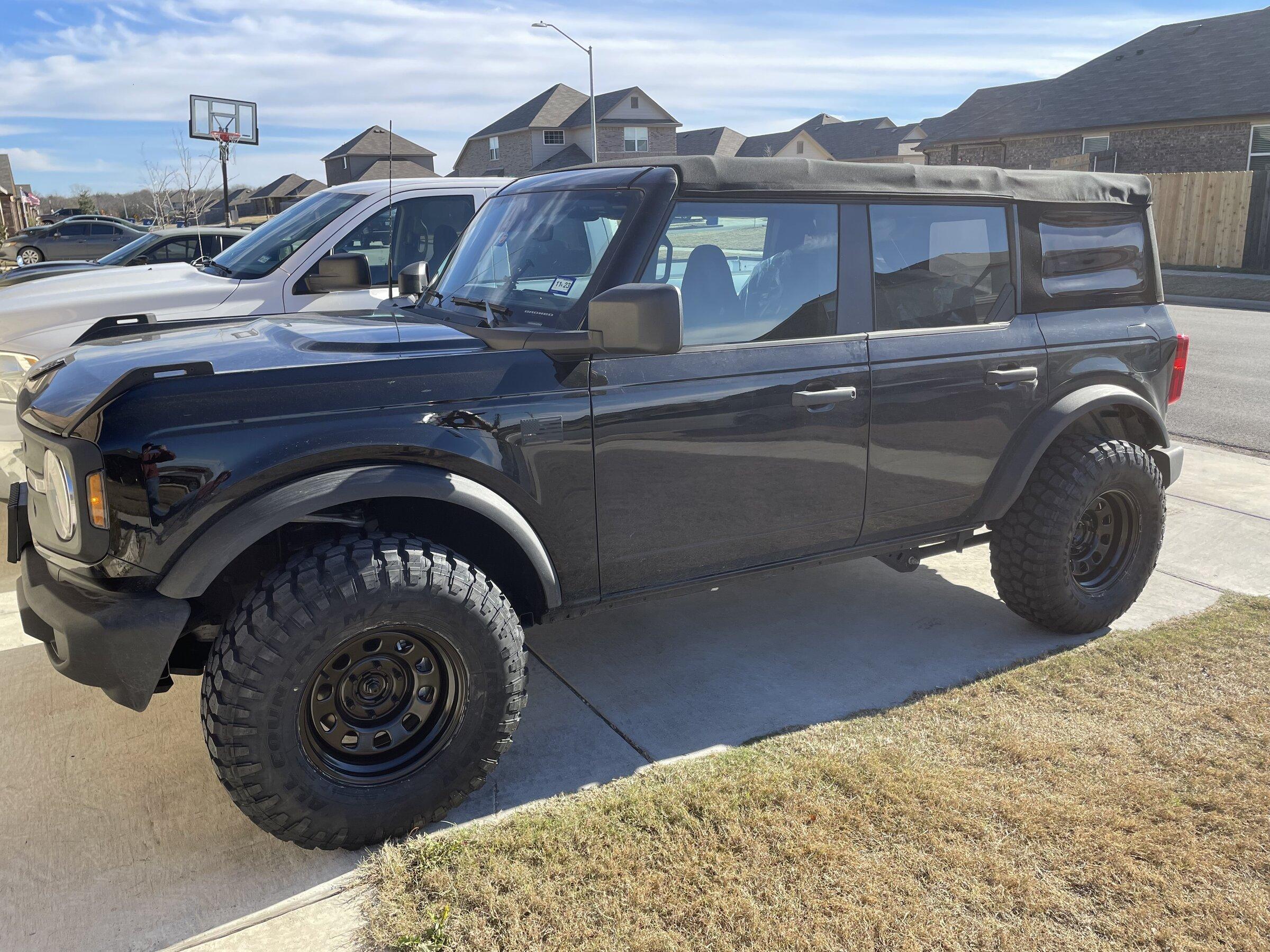Ford Bronco 33s on a base make a difference. 5F23A949-A0E4-4E95-AE39-A4E6340AA501