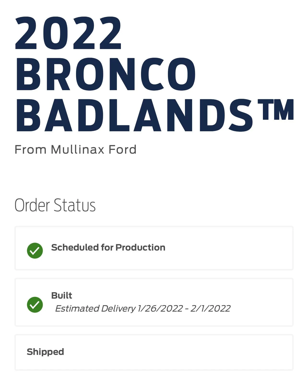 Ford Bronco 🛠 1/3/22 Build Week Group AE0409F8-5D4D-4482-9BEE-4FFD4681F391