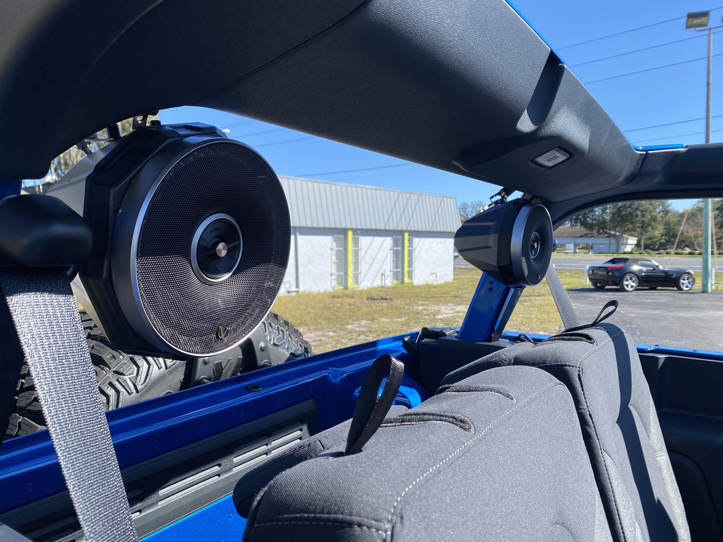 Ford Bronco Replacing 4” speakers on the dash and rear pods. IMG-4340.JPG