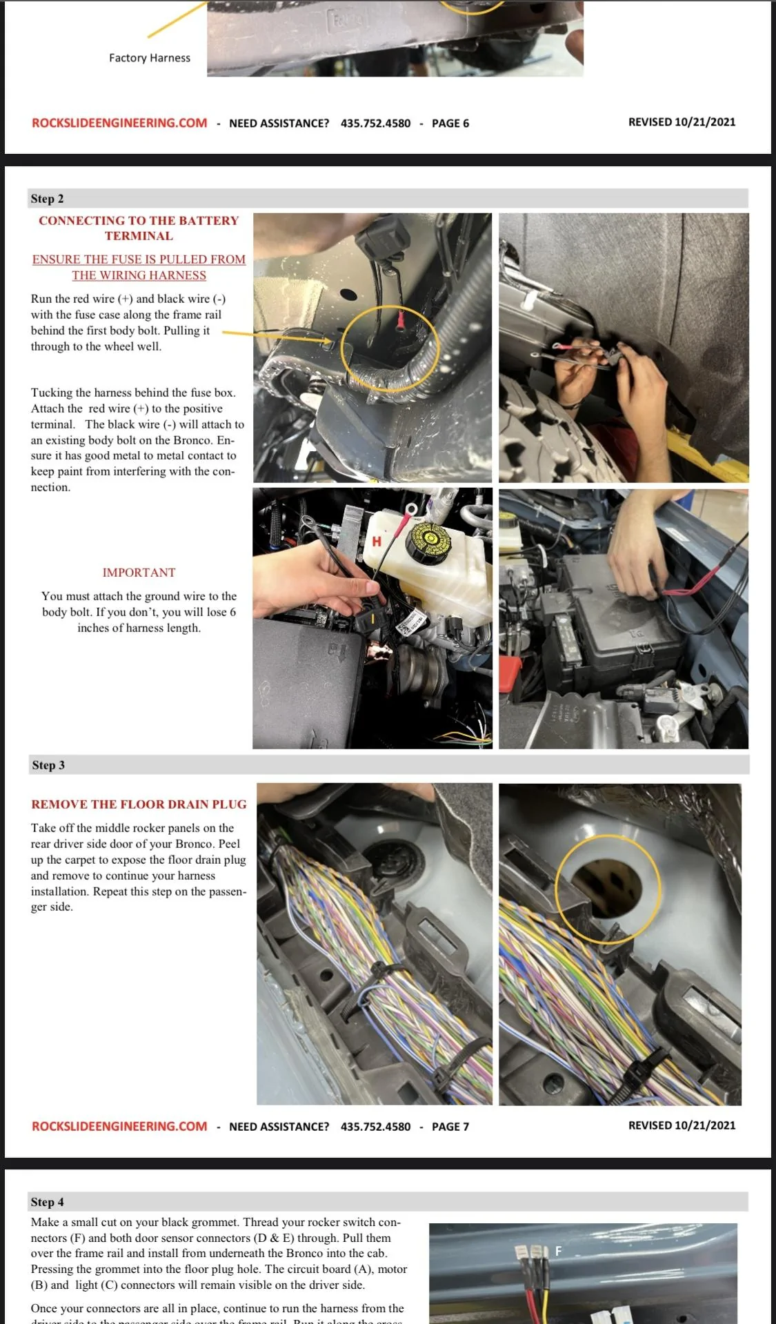 Ford Bronco Powering amp through grommet - big problem need help. C6E73231-D060-4268-99FC-64B944C2D28A