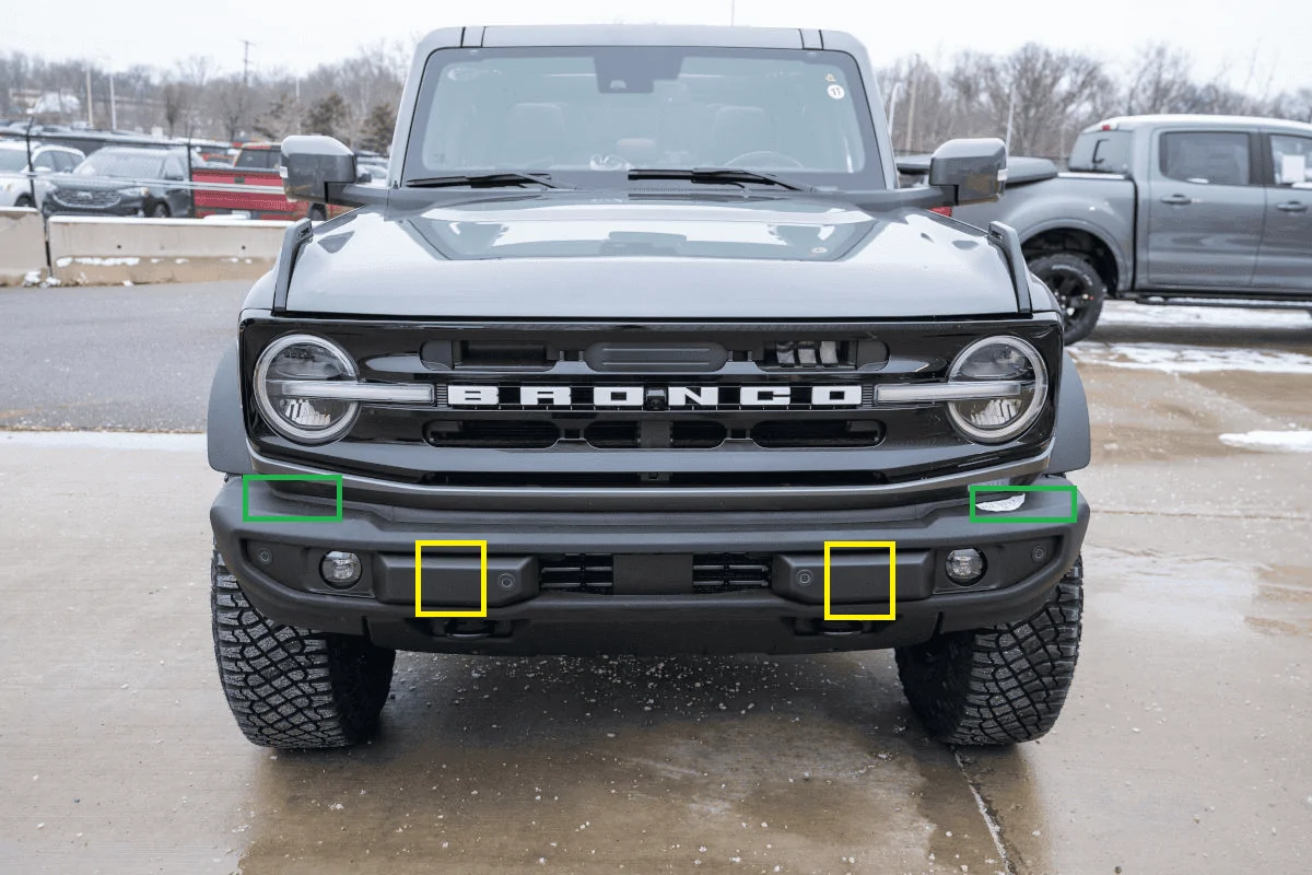 Ford Bronco Standard Front Bumper Mods and Accessories 1641934510360