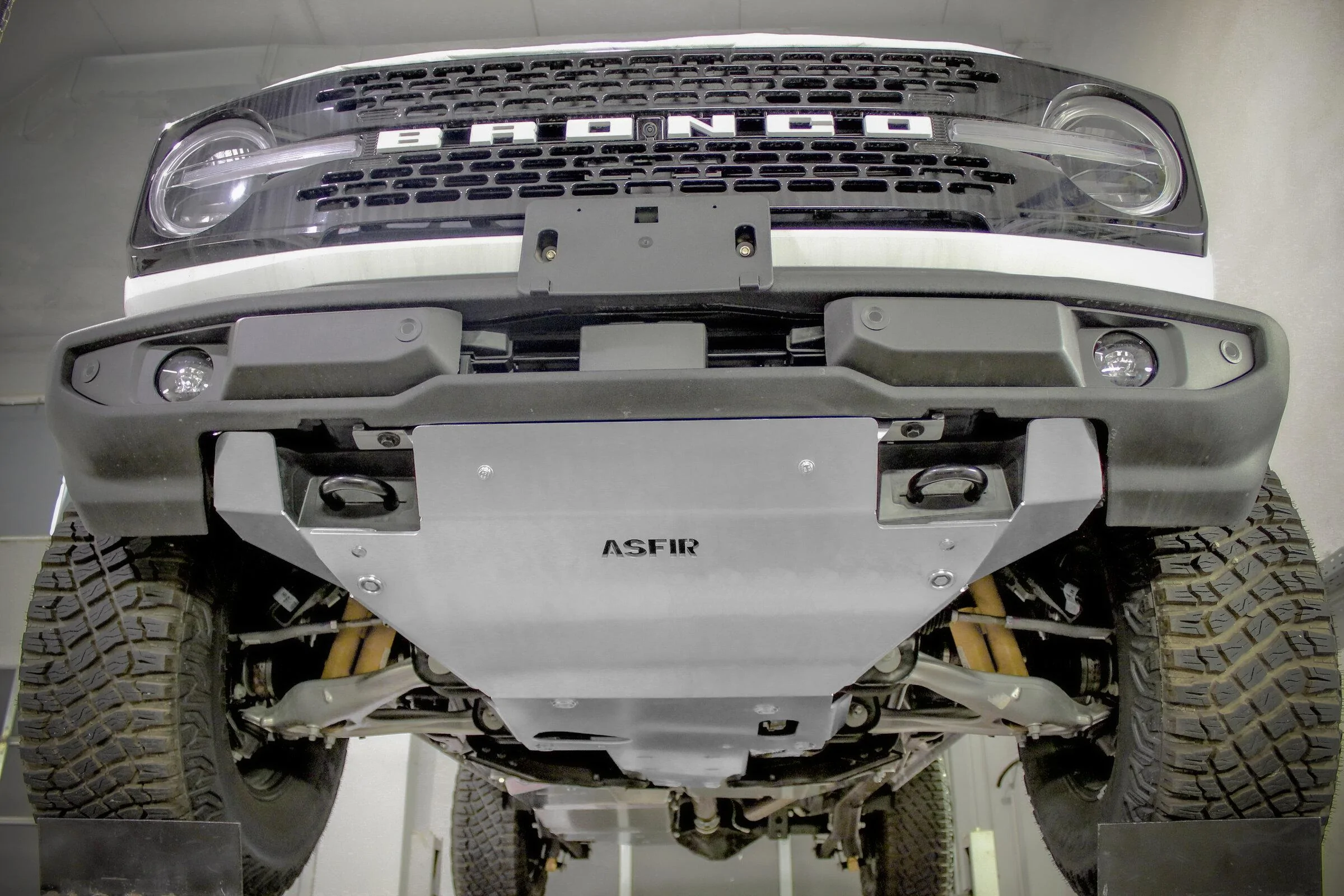 Ford Bronco Underbody aluminum skidplates and protection by ASFIR 4x4 bronco