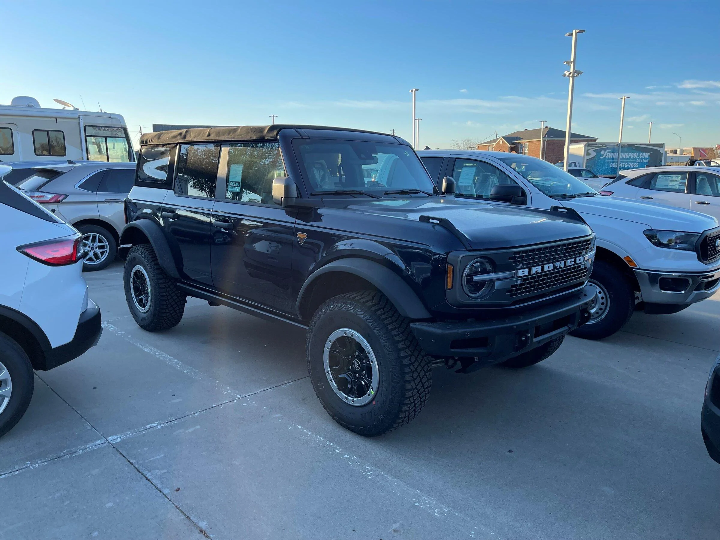 Ford Bronco Antimatter Blue Thread Bronco