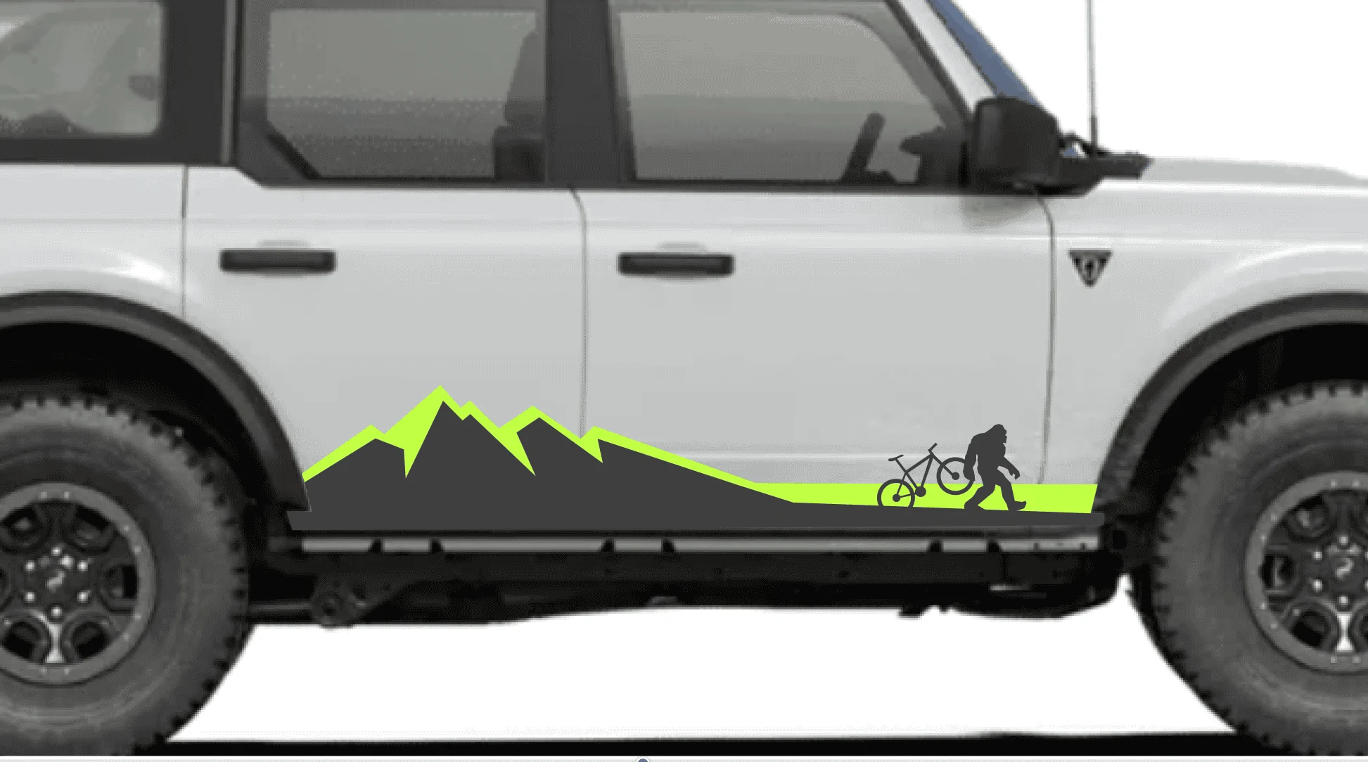 Ford Bronco Custom vinyl decal advise needed 1642008674888