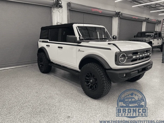 Ford Bronco White Big Bend Soft Top Build White Pic 2 - white bronco