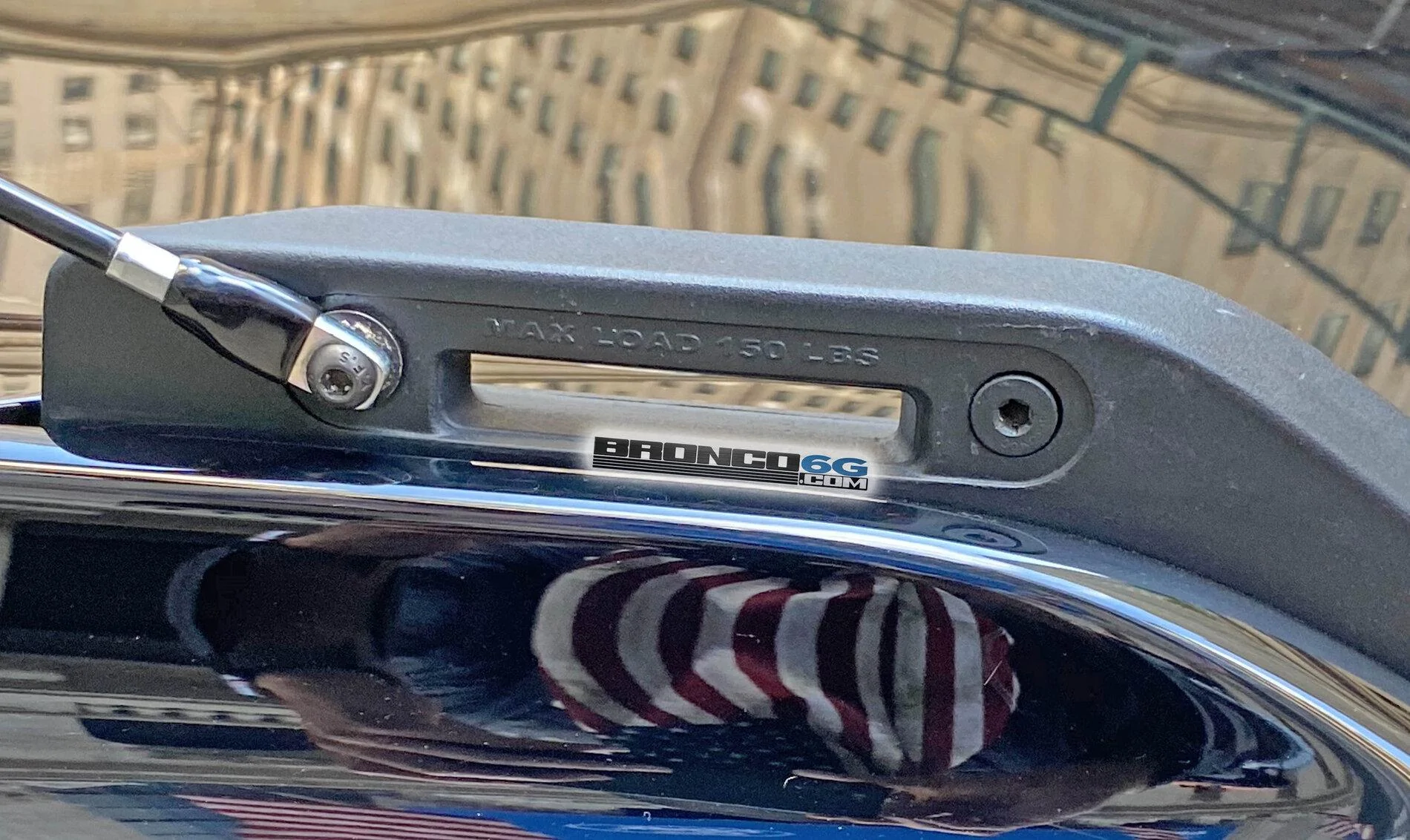 Ford Bronco 2021 Ford Bronco Makes NYC Debut at NYSE (Aug 17) - Pics, Video, Q&A 2021 Ford Bronco hood tie hook