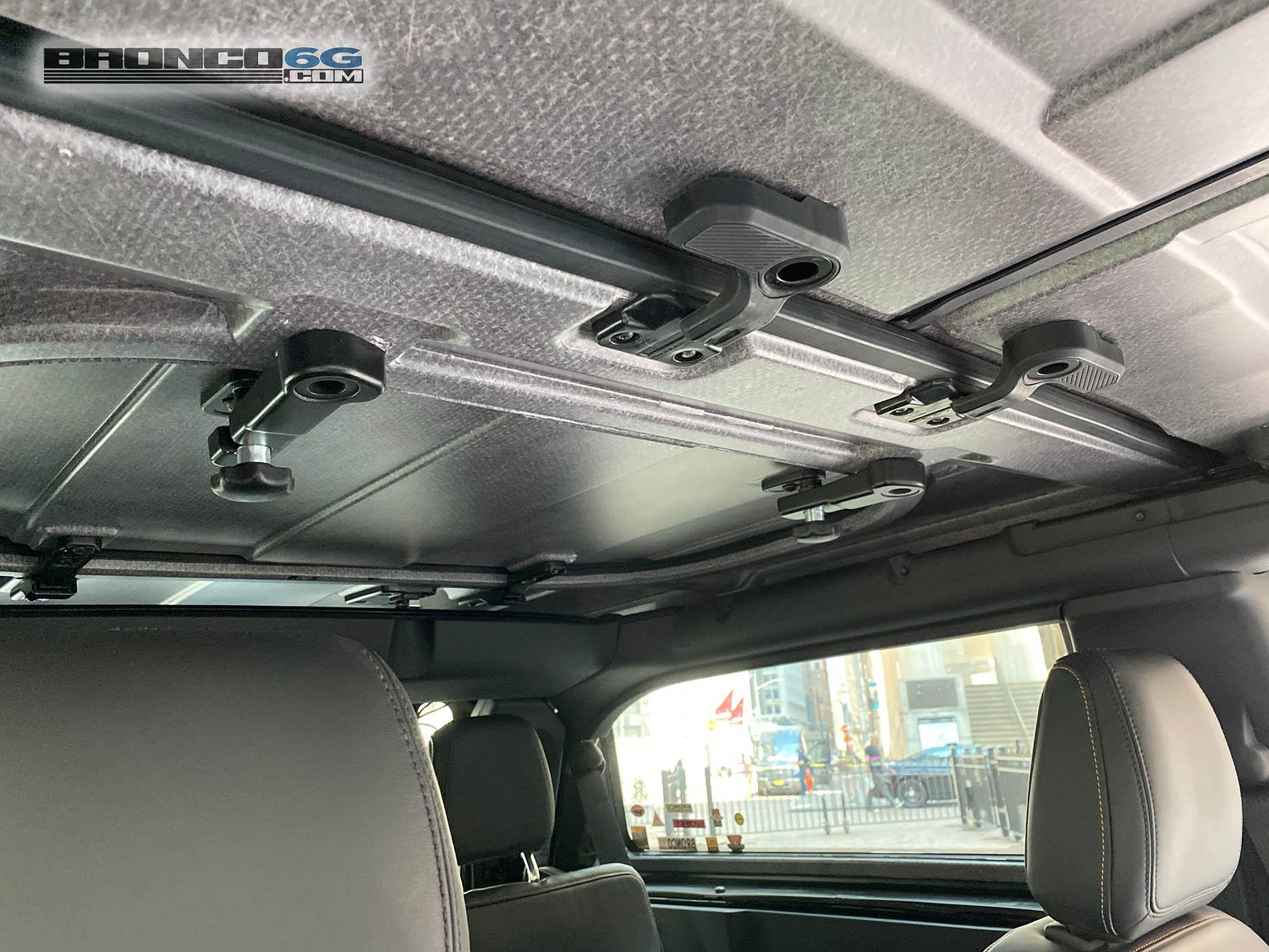 Ford Bronco 2021 Ford Bronco Makes NYC Debut at NYSE (Aug 17) - Pics, Video, Q&A 2021 Ford Bronco headliner hard top roof
